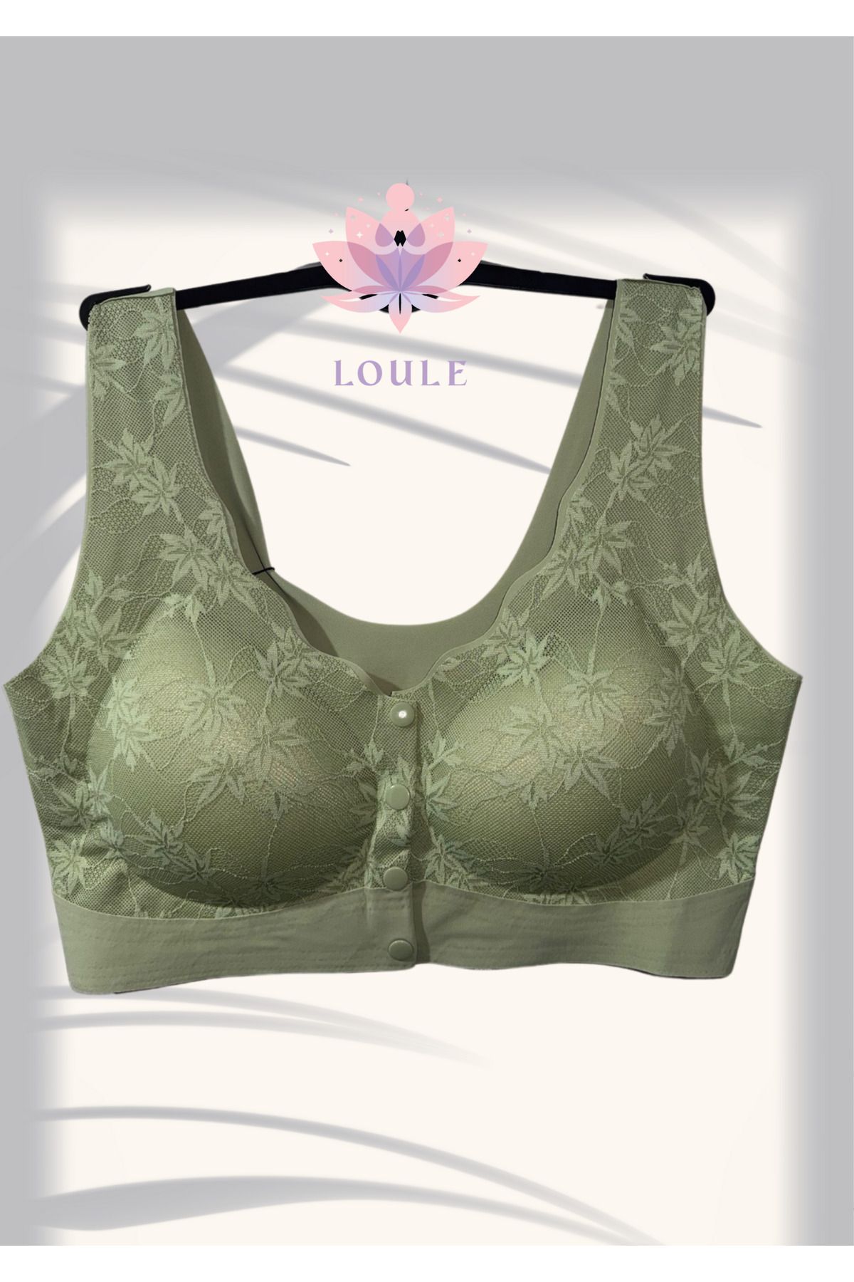 Loule Lazer Kesim Önden Çıtçıtlı Dış Giyim & İç Giyim Kullanılabilir Bralet Sütyen OL.S01.BT.001