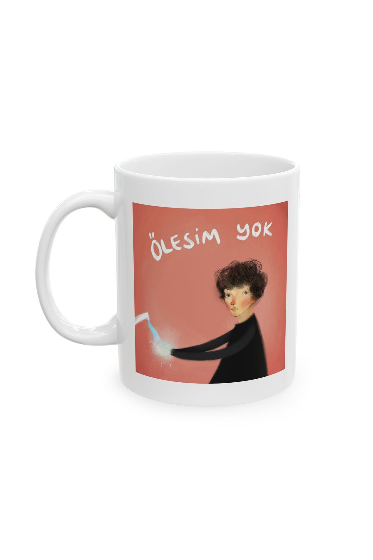 Hilosh Ölesim Yok Baskılı Kahve Çay Hediye Kupa Bardak
