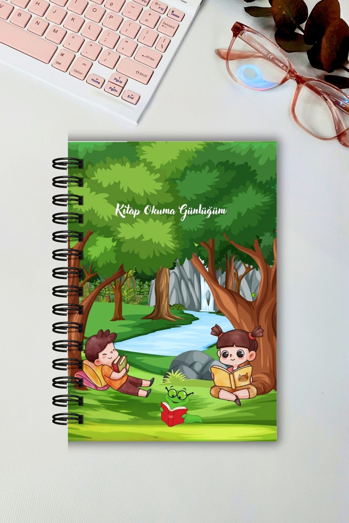 Burak Baskı Tasarım Renkli Çocuk Kitap Okuma Günlüğü, Çocuklar İçin Günlük, Book Reading Daily, Ajanda, Planlayıcı