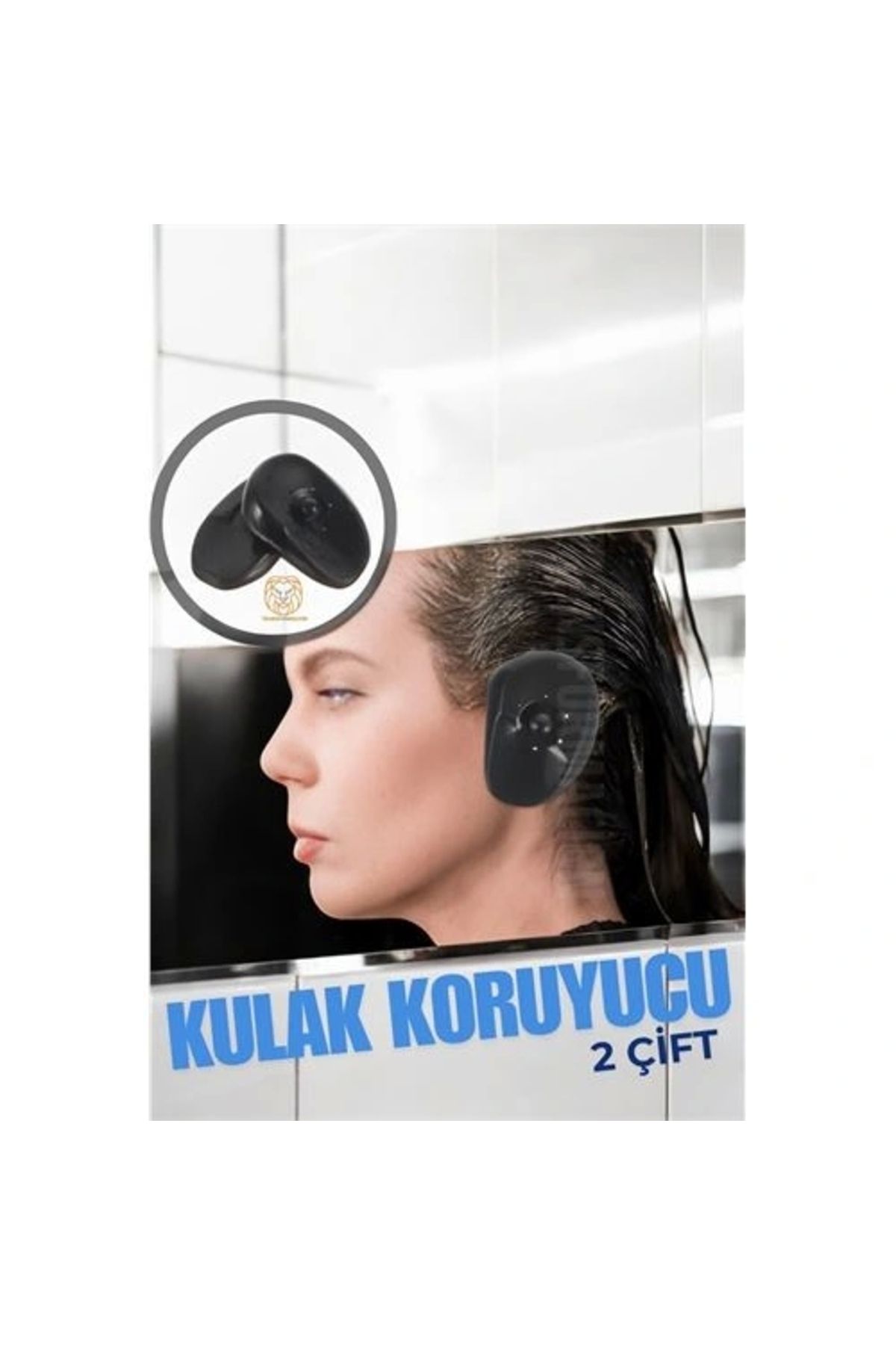 OurStyles Kulak Koruyucu Saç Boyası Şampuan Kesim İçin 2 TAKIM