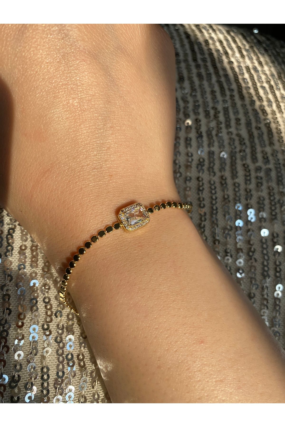 Gök Accessories Baget Taş Detaylı Zarif Bileklik