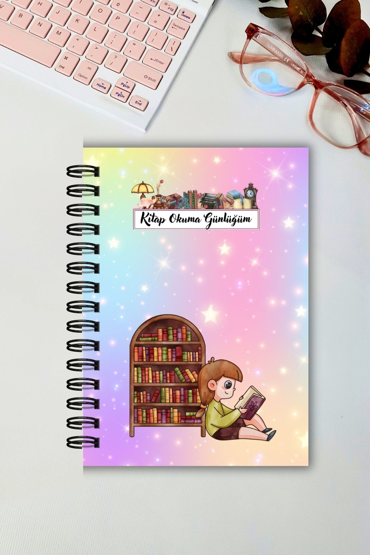 Burak Baskı Tasarım Renkli Çocuk Kitap Okuma Günlüğü, Çocuklar İçin Günlük, Book Reading Daily, Ajanda, Planlayıcı