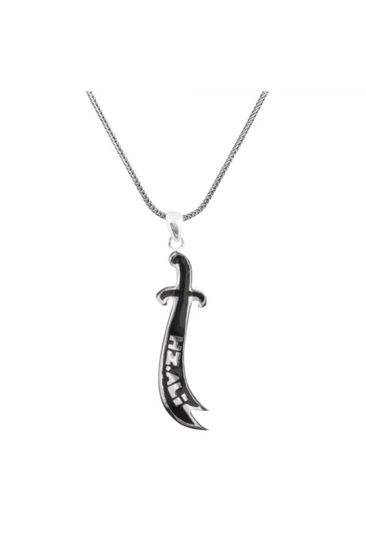 shop Hz Ali 925 Ayar Gümüş Erkek Kolye