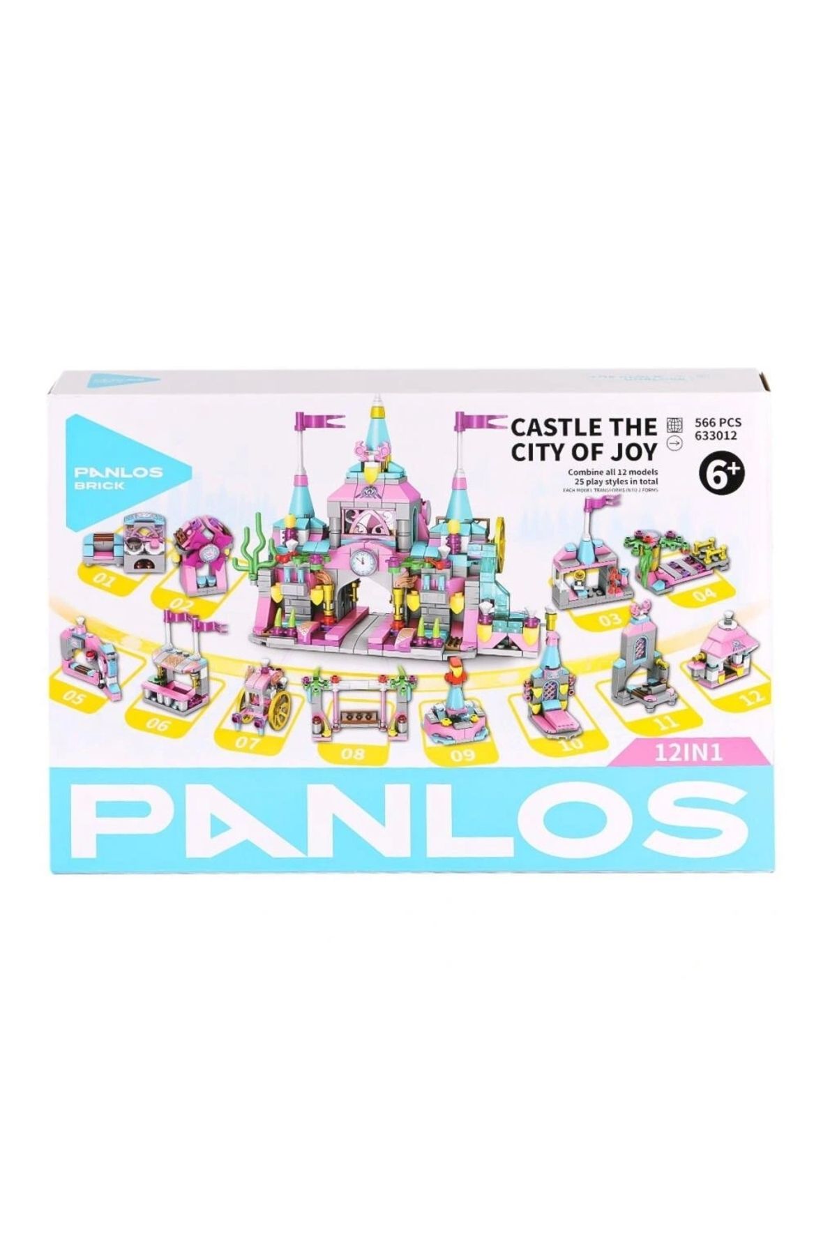 OurStyles P633012 Panlos Tuğla Şehri 556 Parça Blok Seti -Vagon life
