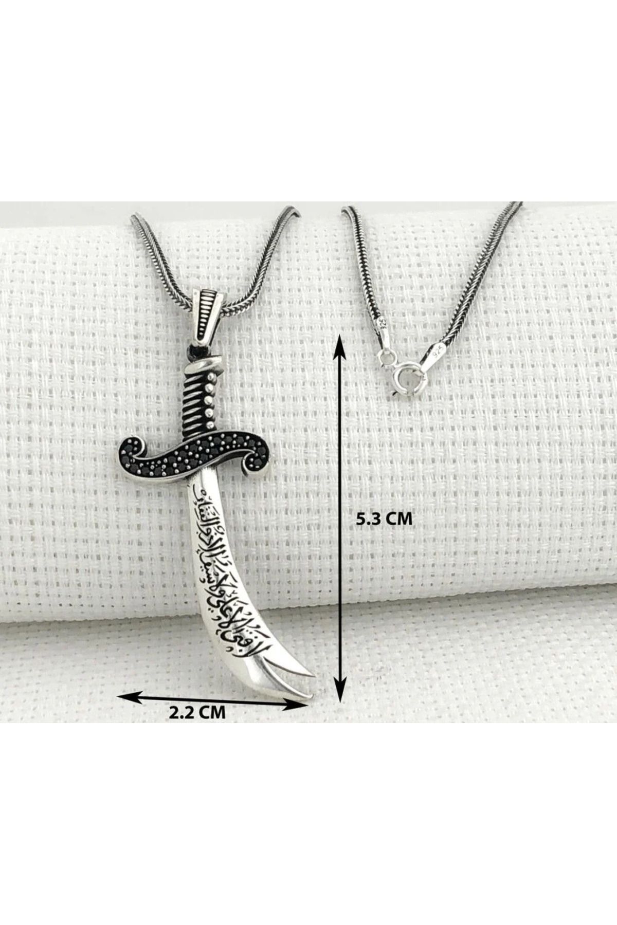 shop Zulfikar La Feta İlla Ali La Seyfe İila Zulfikar 925 Ayar Gümüş Erkek Kolye