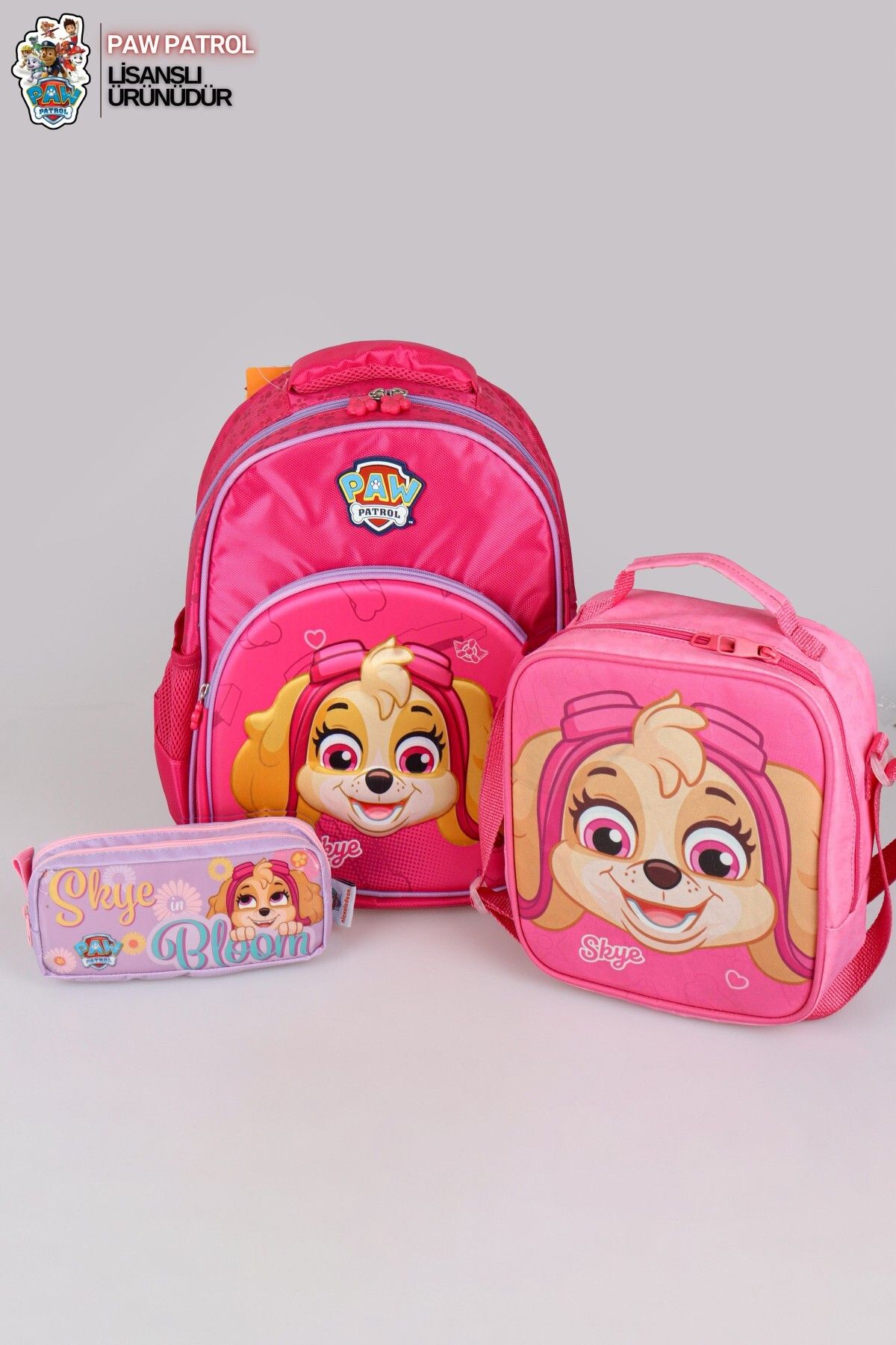 PAW PATROL YENİ SEZON LİSANSLI PAW PATROL OKULDA MACERA KOLEKSİYONU OKUL,BESLENME VE KALEM ÇANTASI OKUL SETİ