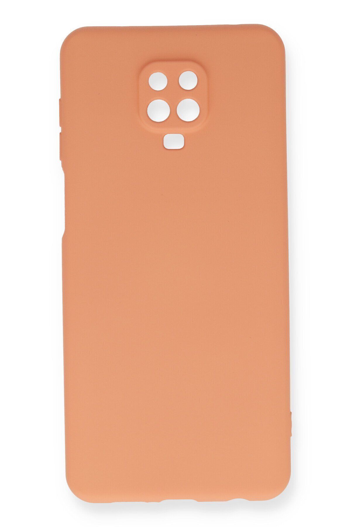 cepmoda Xiaomi Redmi Note 9 Pro Uyumlu Telefon Kılıfı - Lansman, iÇi Süet/Kadife, Soft - TURUNCU