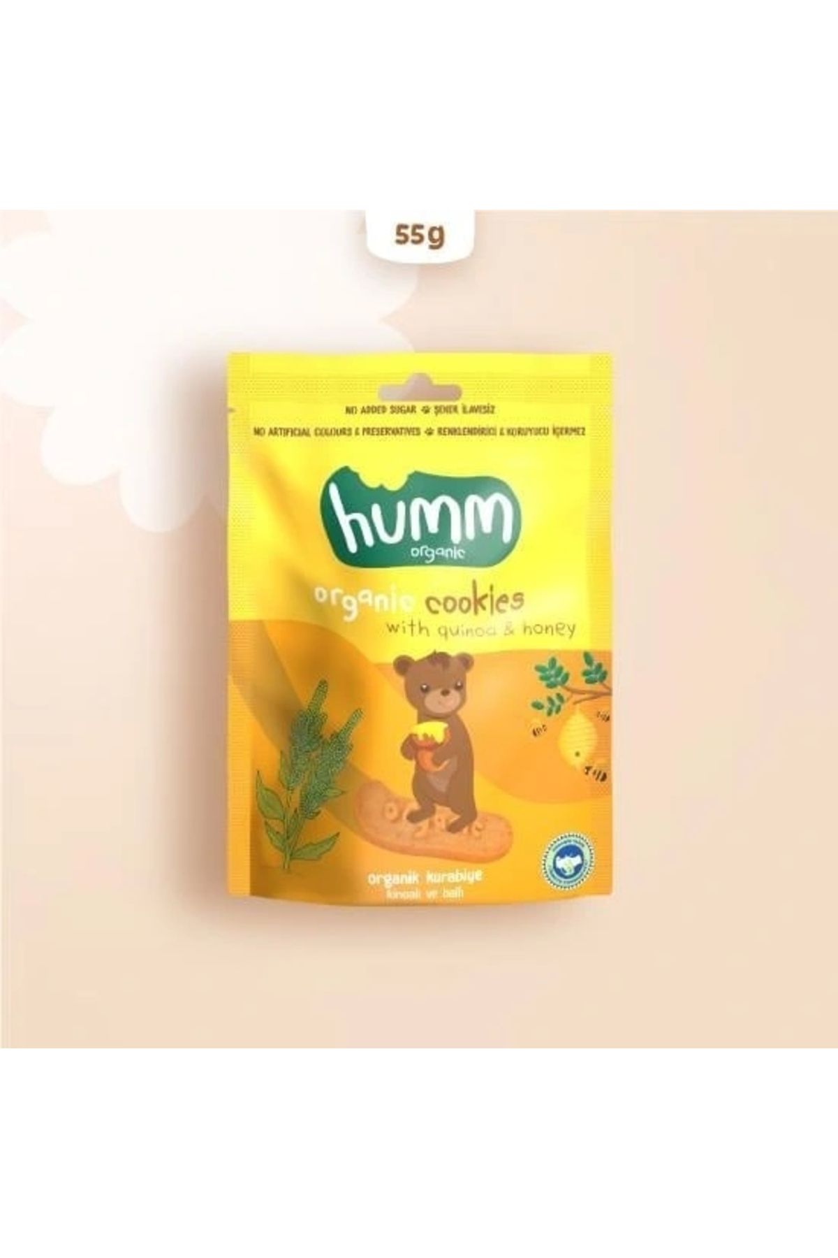 OurStyles Humm Organik Ballı ve Kinoalı Kurabiye 55 Gr