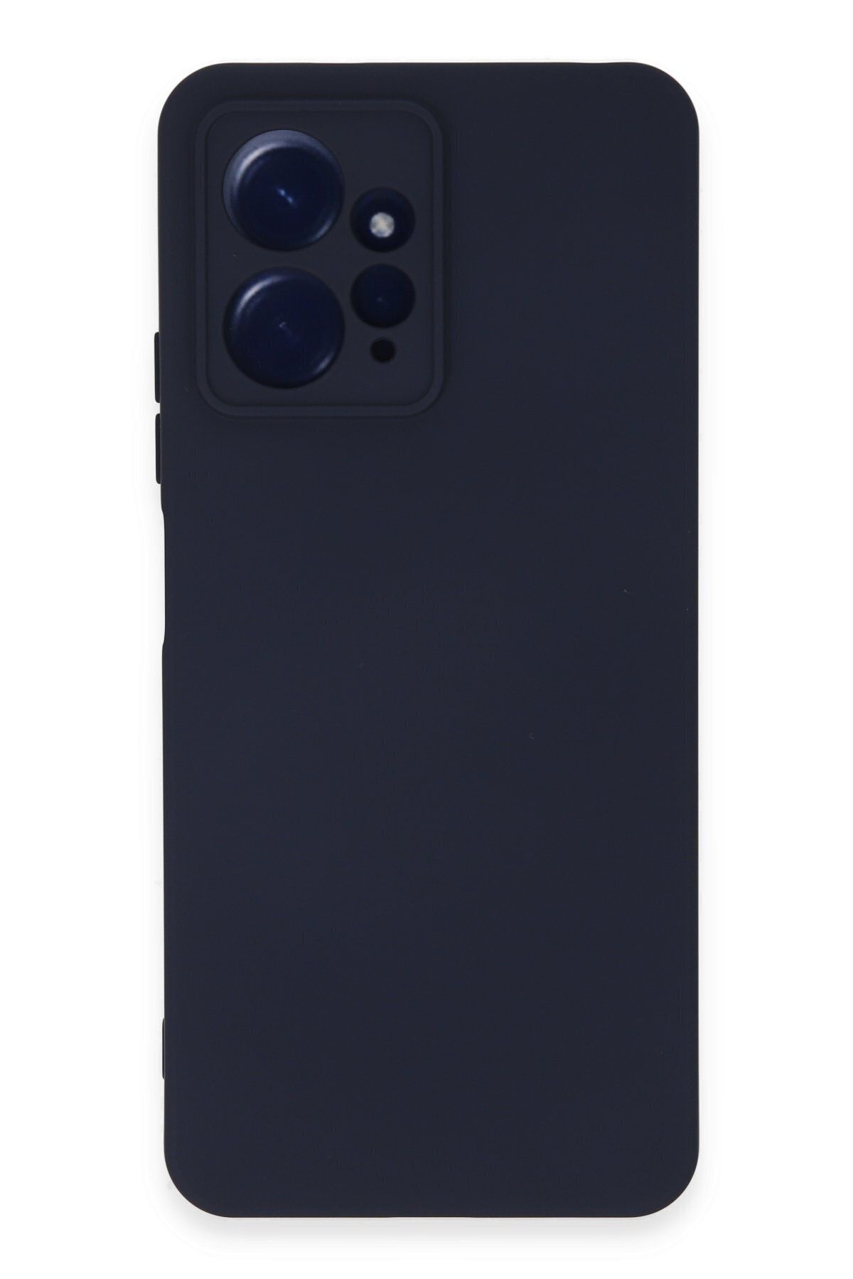 cepmoda Xiaomi Redmi Note 12 4G Uyumlu Telefon Kılıfı - Lansman, iÇi Süet/Kadife, Soft - LACİVERT