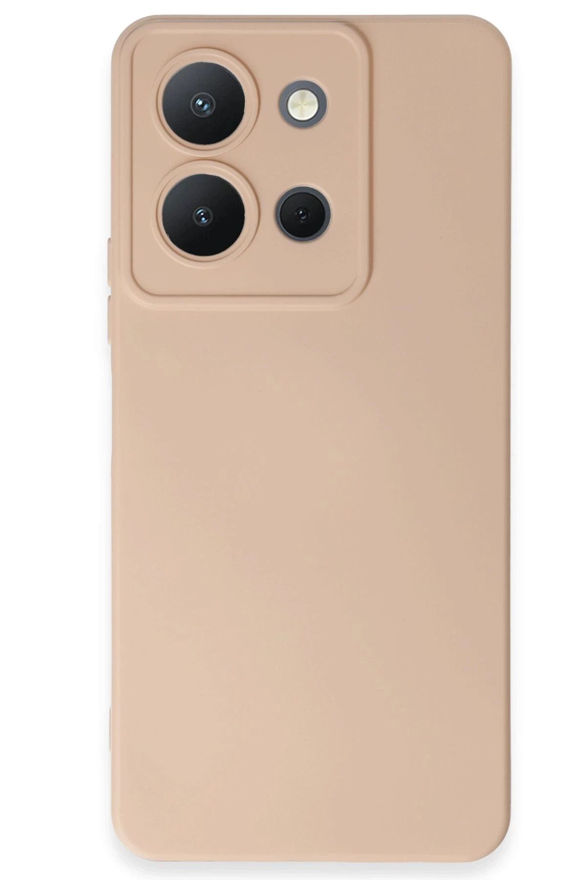cepmoda Vivo Y36 Telefon Kılıfı - Lansman, iÇi Süet/Kadife, Soft v2 - PUDRA