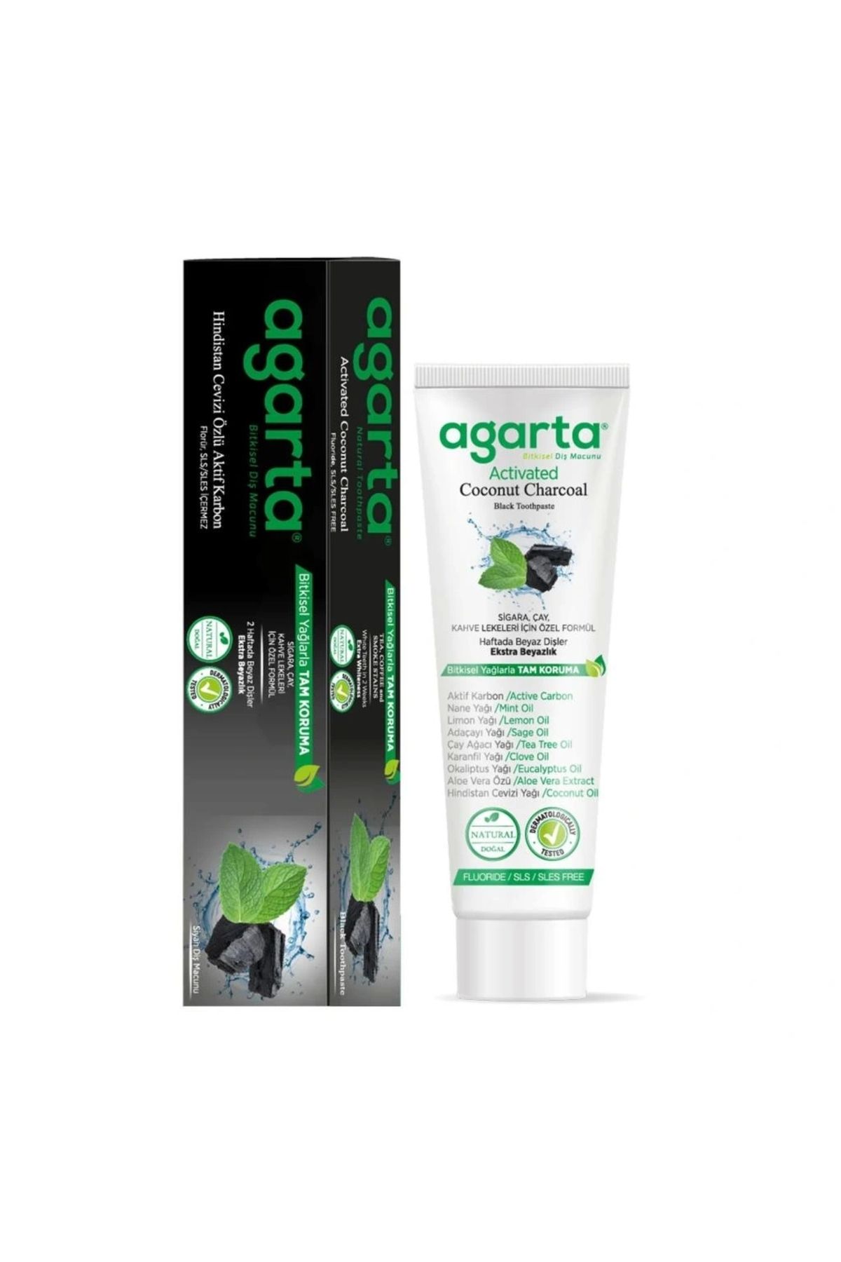 OurStyles Hindistan Cevizi Özlü Aktif Karbon Diş Macunu 100ml