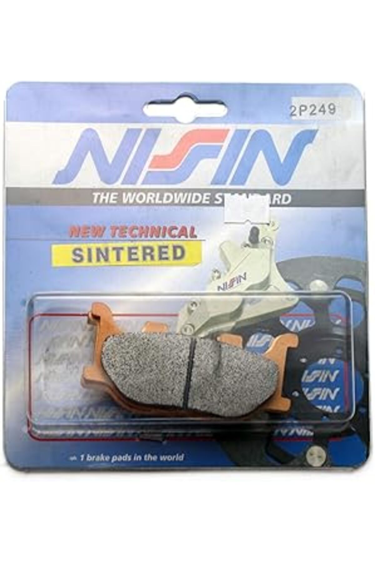 Mu Art Ahşap Nissin 2P-249 Yarı Metalik Motosiklet Fren Balatası