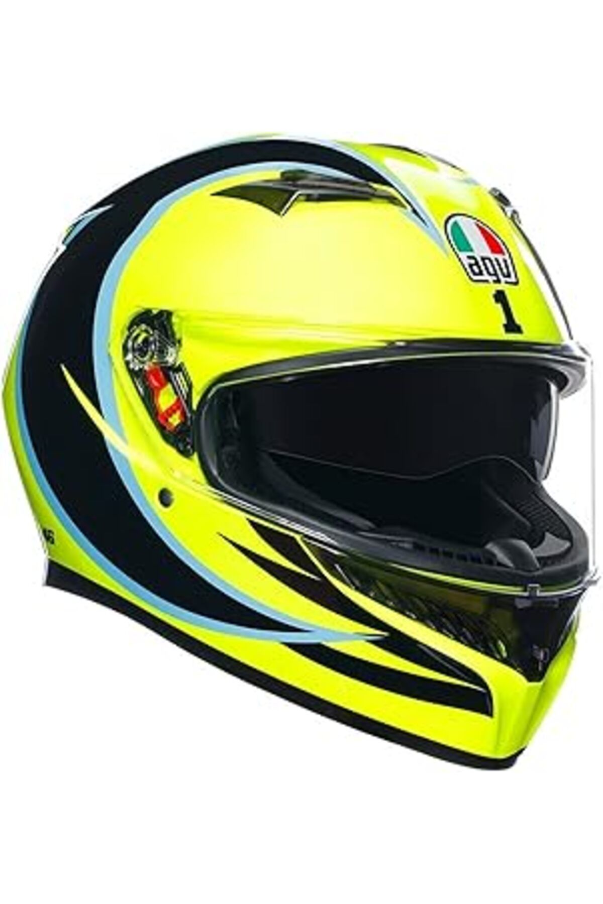 NETWORK ART AGV K3 Motosiklet Kaskı Kapalı Kask Rossi WT Phillip İsland 2005 S