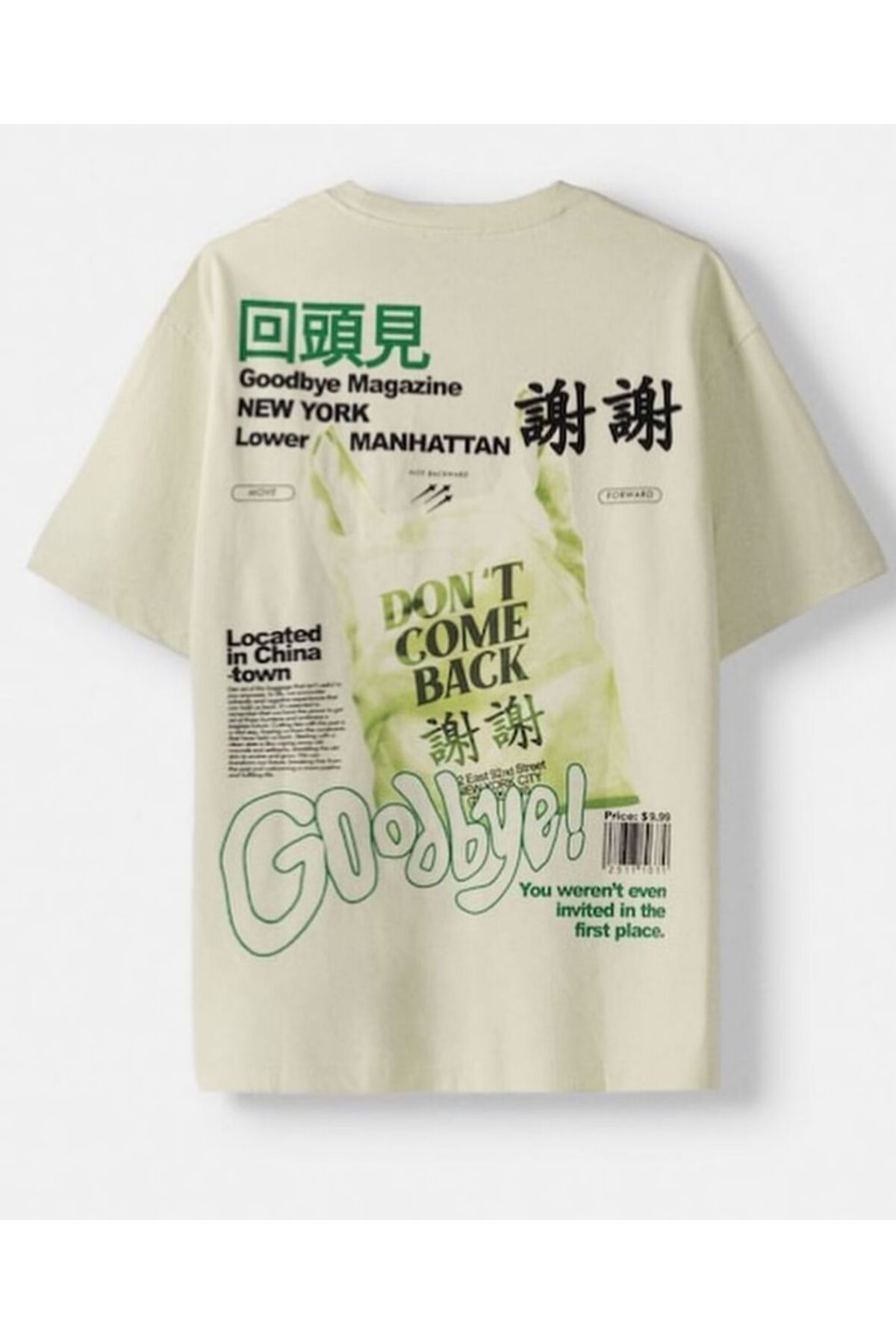 RENK RENK OUTLET YS81 GOODBYE BSK TSHIRT