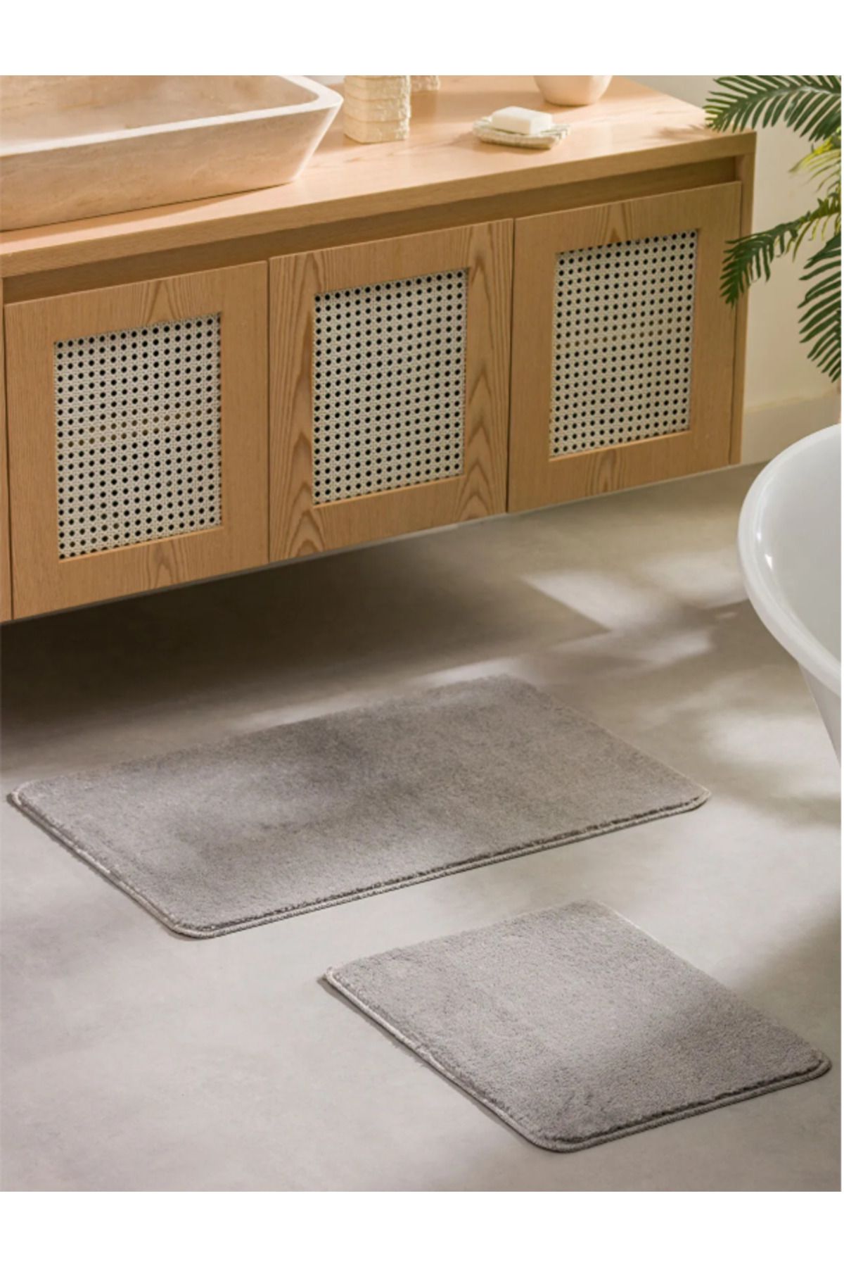 LC Waikiki LCW HOME Antrasit Banyo Paspası 2'li