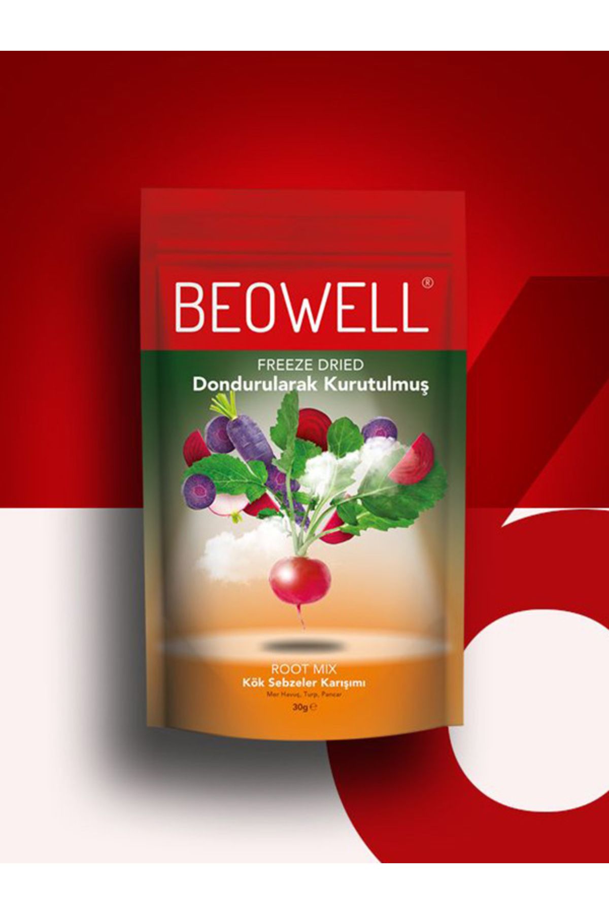 BEOWELL Root Mix 6'Lı Set – Freeze Dried Dondurularak Kurutulmuş Sebze Karışımı