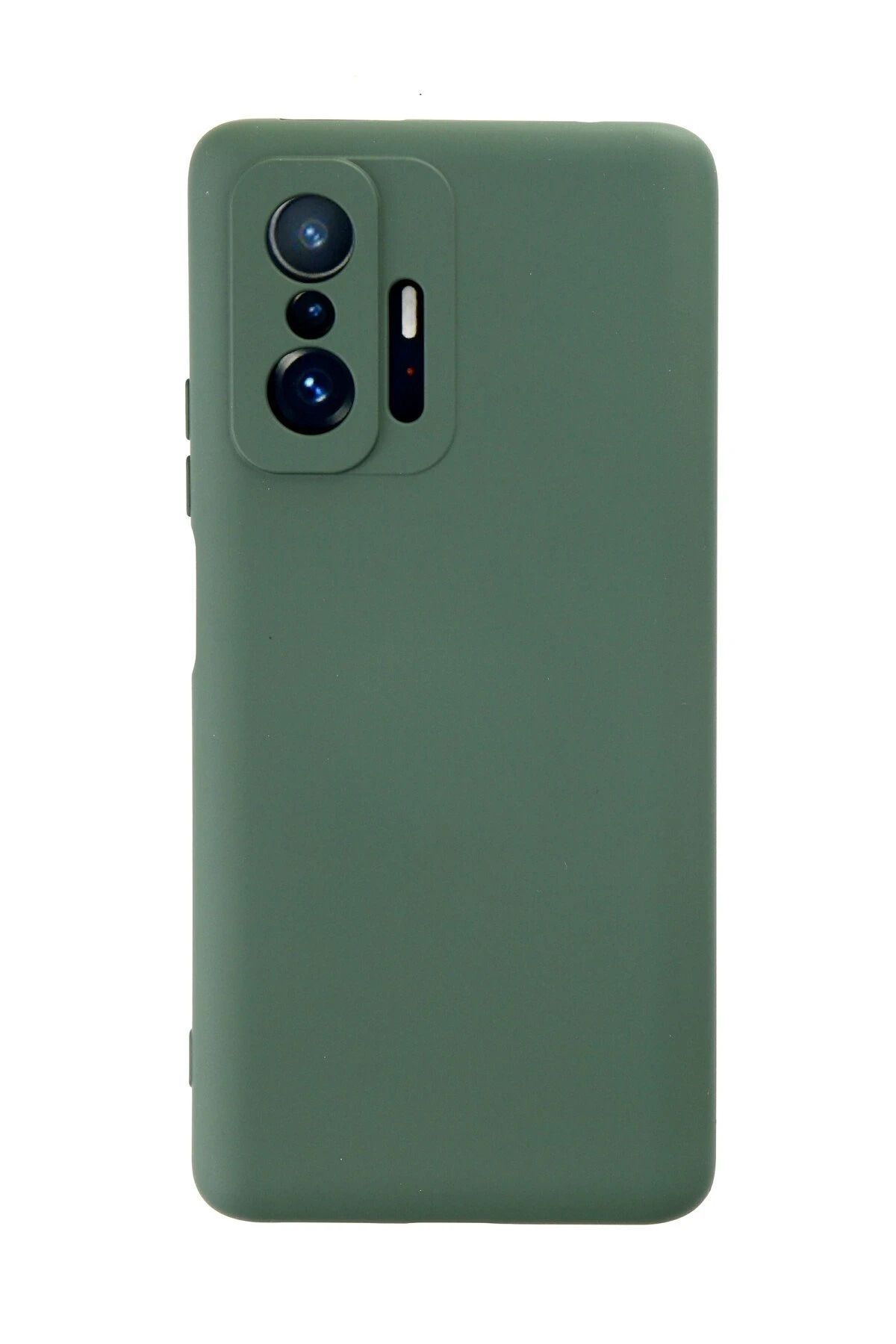 cepmoda Mi 11T / 11T PRO Telefon Kılıfı - Lansman, iÇi Süet/Kadife, Soft v2 - KOYU YEŞİL
