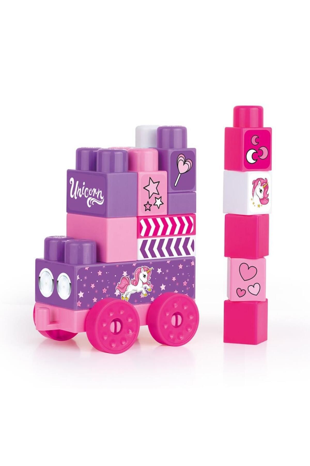 NW NessiWorld Nessiworld 2550 UNICORN ÇANTALI MEGA BLOK 20 LI