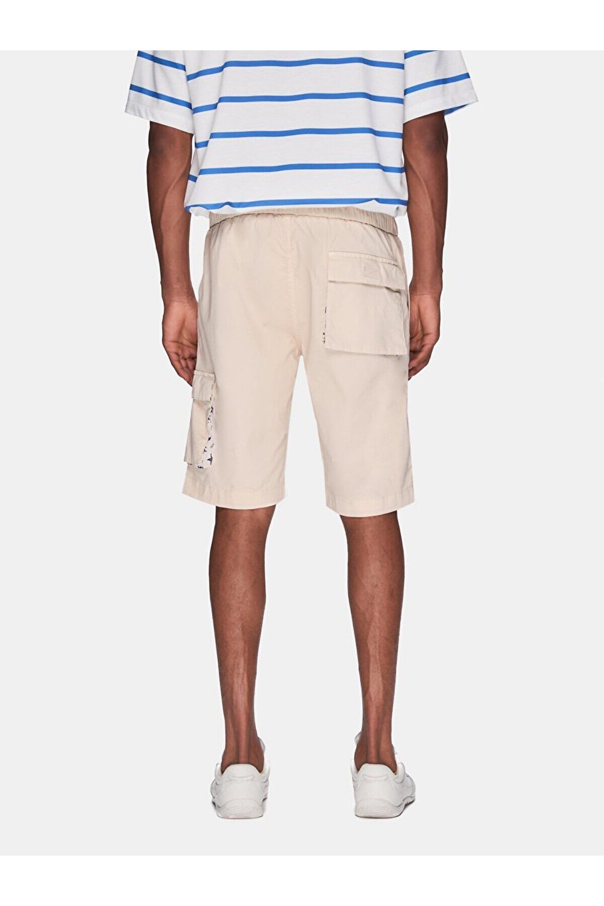 Ltb-Basic Midi Regular Gabardine Beige Shorts 3