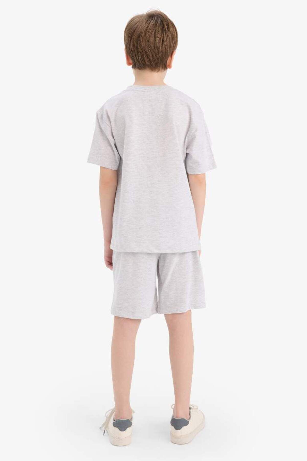 DeFacto-New Season Men's 2-Piece Set Printed Short Sleeve T-Shirt Shorts 7
