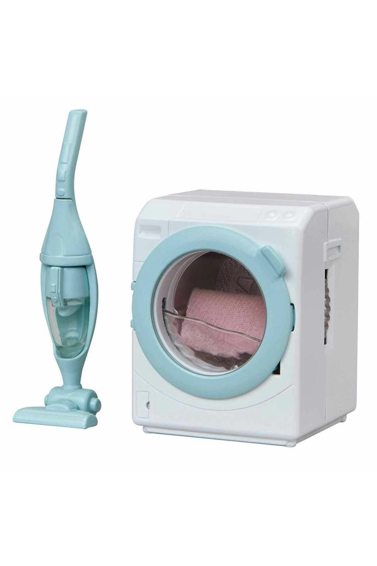 NW NessiWorld 5445 Sylvanian Families Çamaşır Makinesi ve Süpürge +3 yaş figür dahil değil