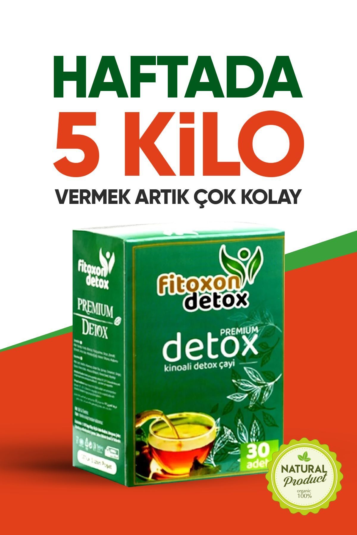 Fitoxon En Etkili Karışık Bitki Çayı Özel Formül Kinoalı Karışık Organik Detoks Çay 1 Kutu
