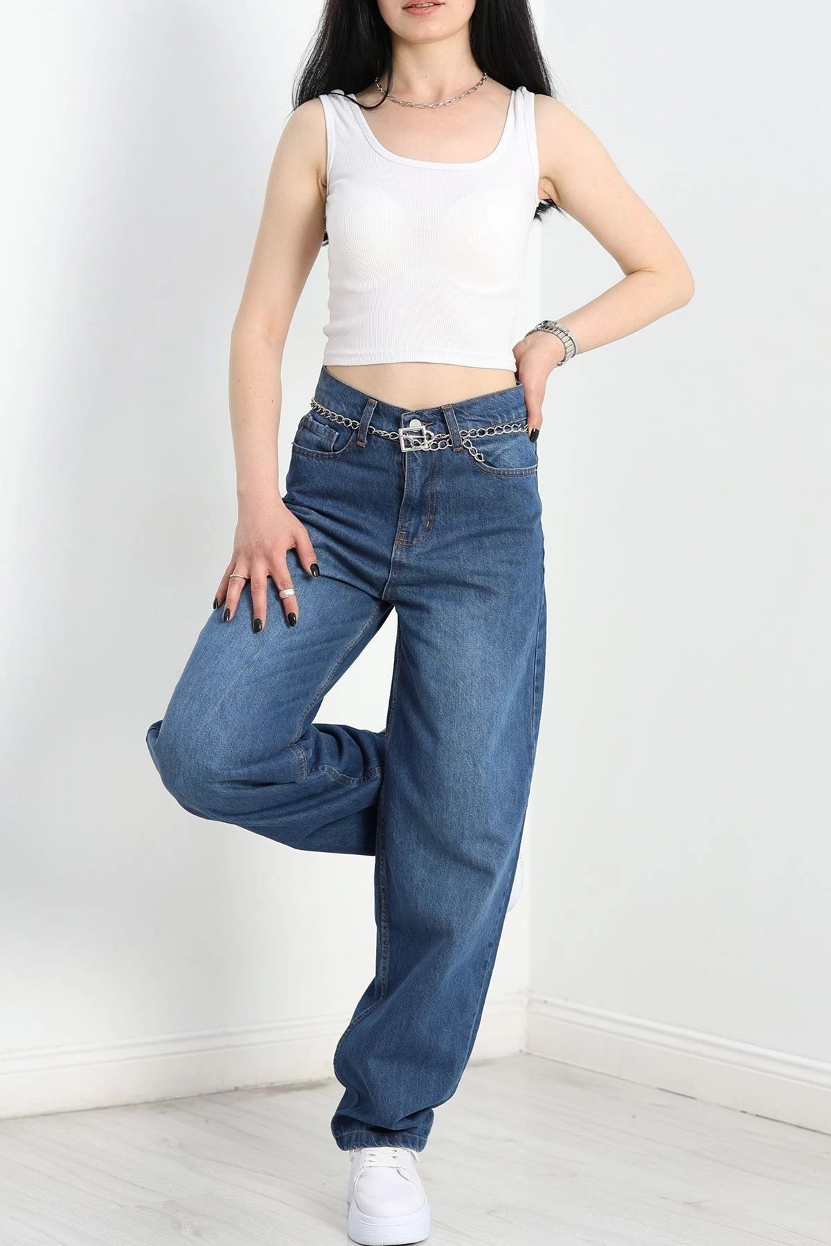 OurStyles Baggy Kot Pantolon Koyulaci - 20497.1778.