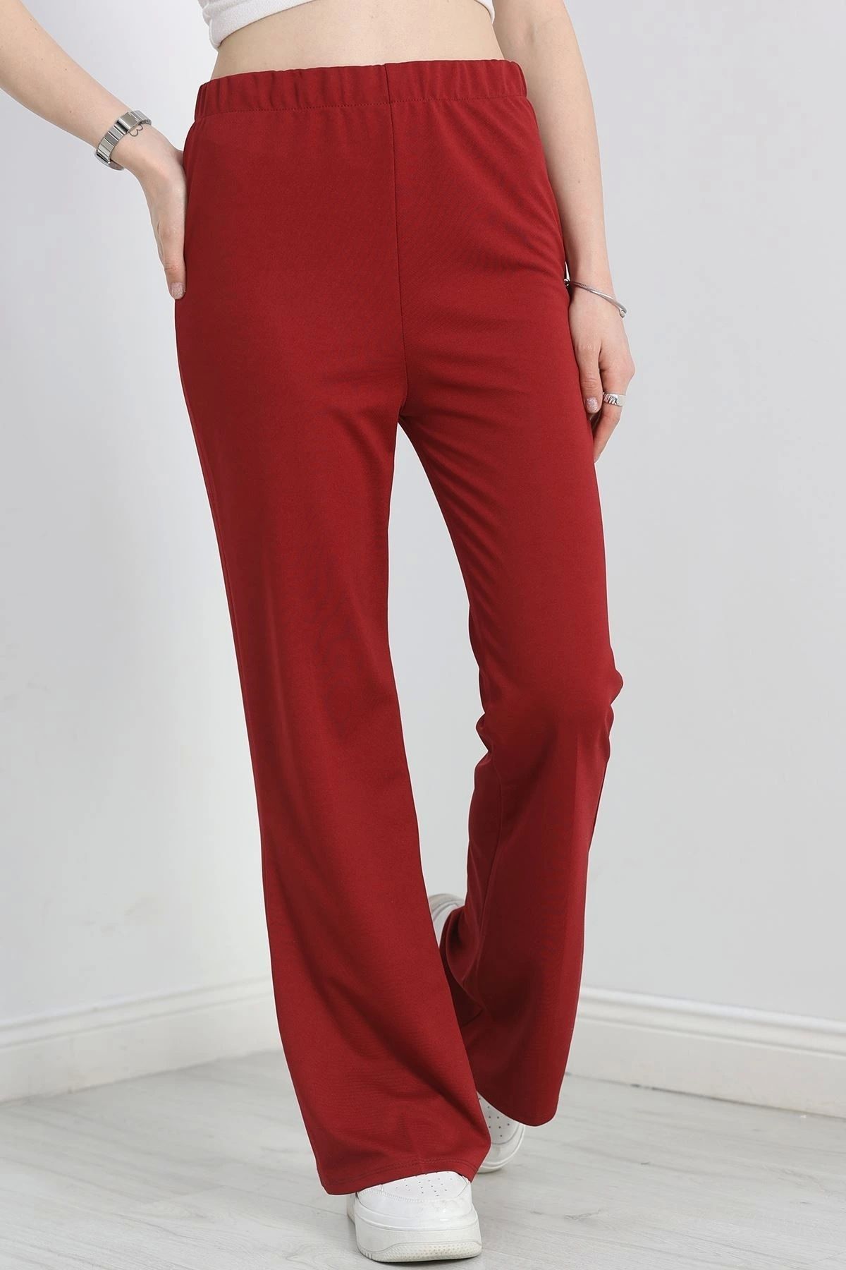 OurStyles İspanyol Paça Pantolon Bordo - 19267.1605.