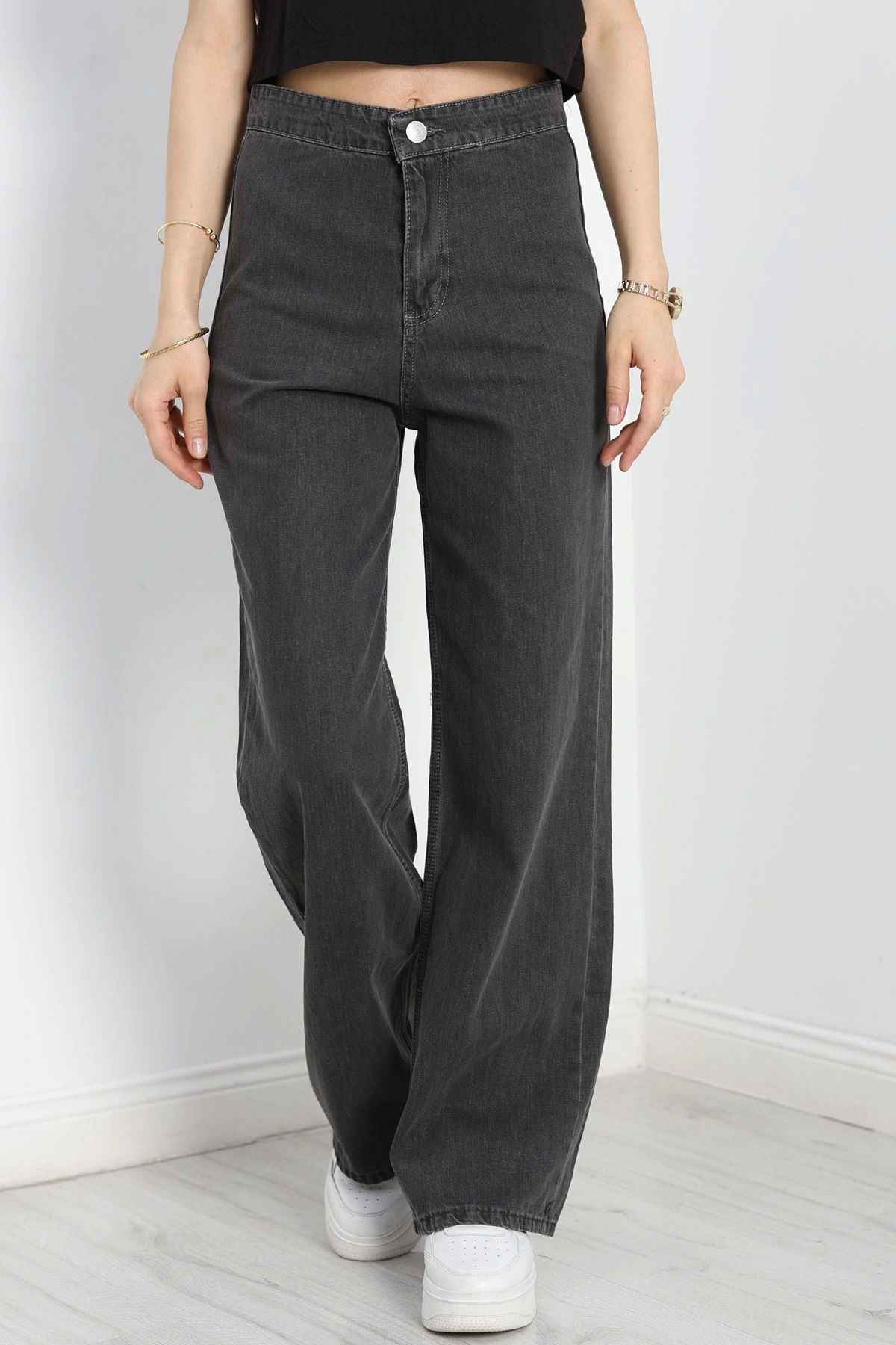 OurStyles Cepsiz Palazzo Kot Pantolon Füme1 - 40466.1431.