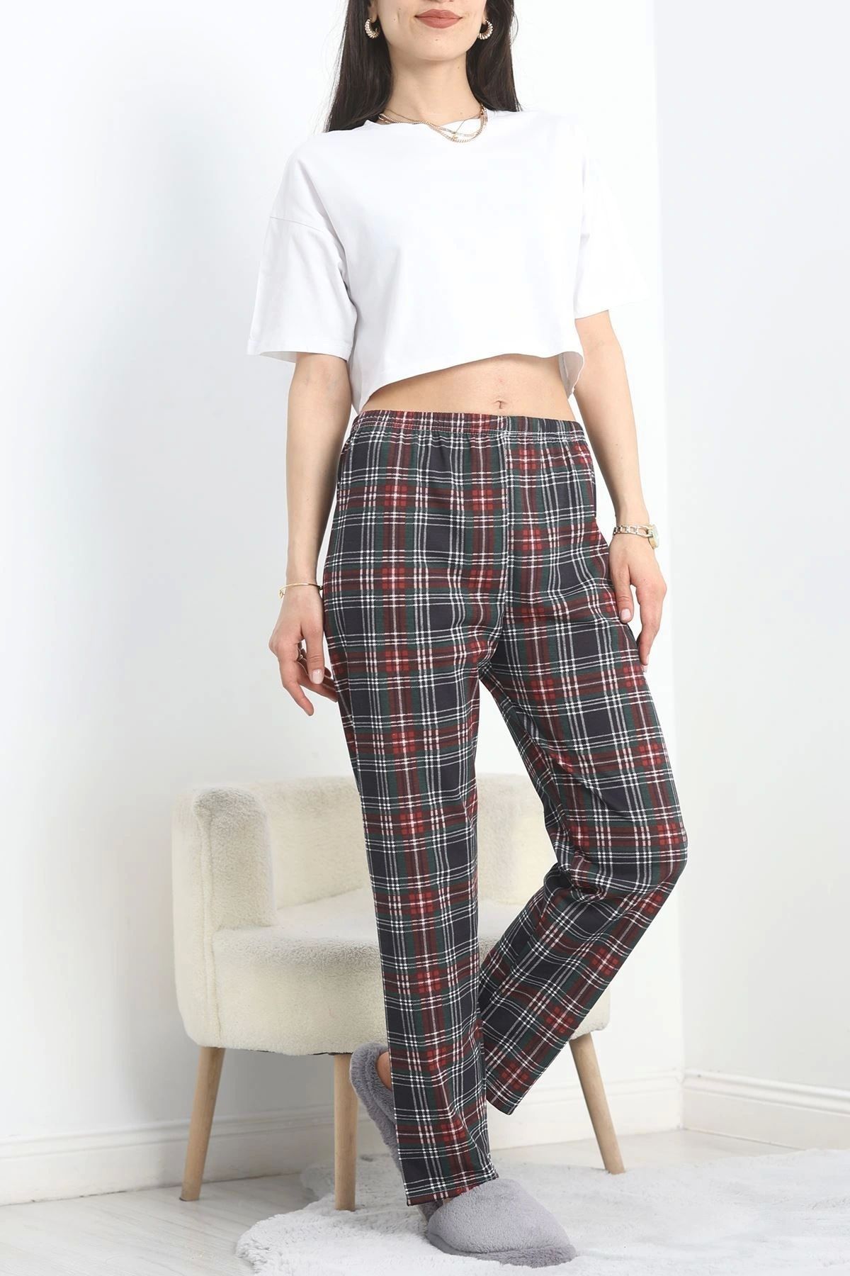 OurStyles Rotasyon Pijama Altı Laciyeşil - 50192.1929.