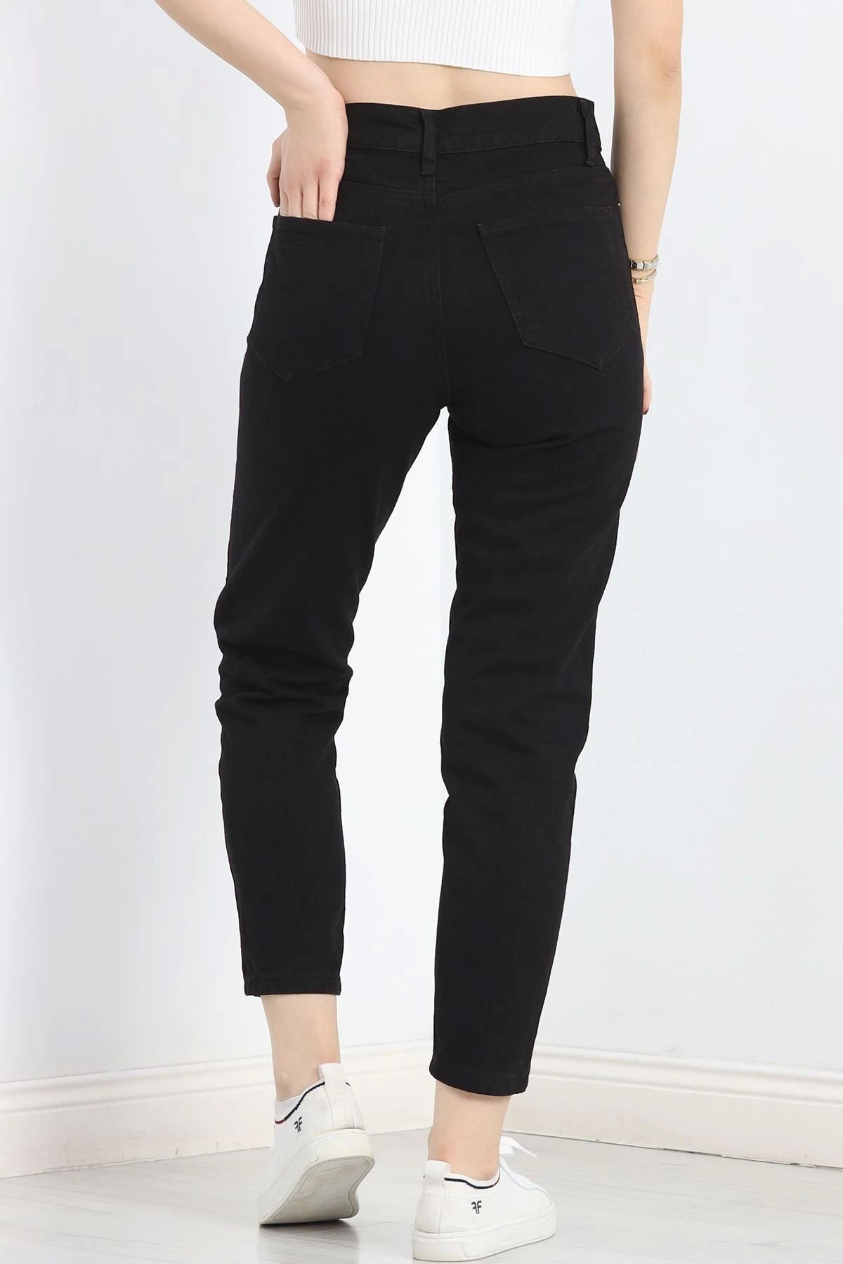 OurStyles Mom Boyfriend Jeans Siyah - 20432.1778.