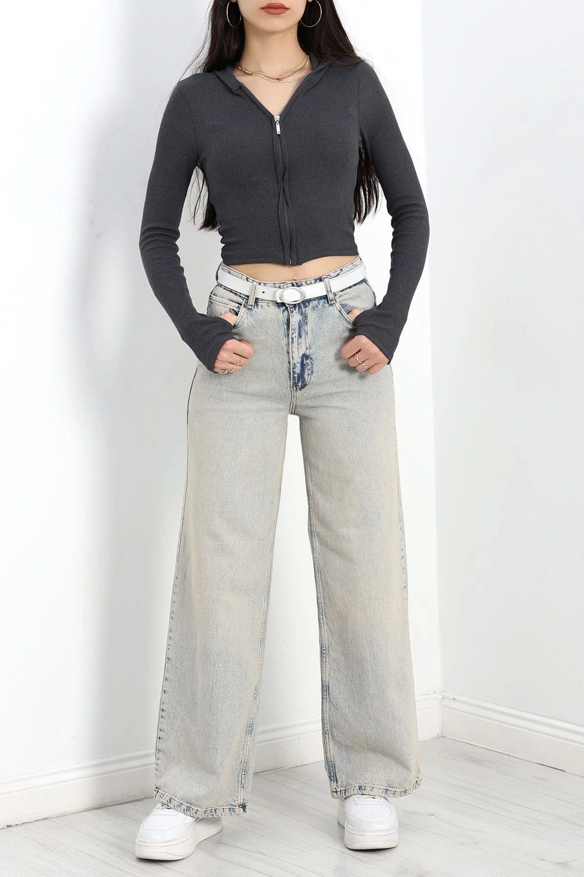 OurStyles Palazzo Kot Pantolon Tintbuz - 30166.1921.