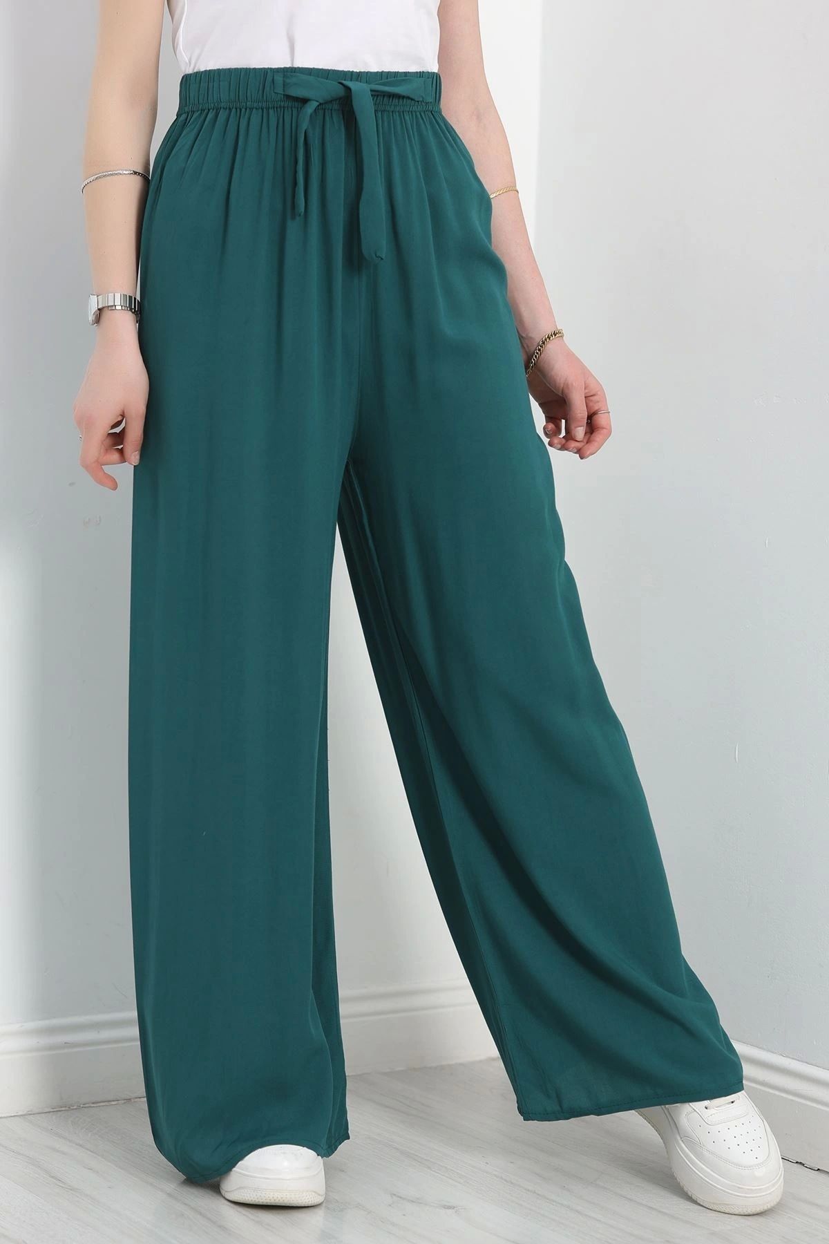 OurStyles Dokuma Pantolon Zümrüt - 10005.1095.