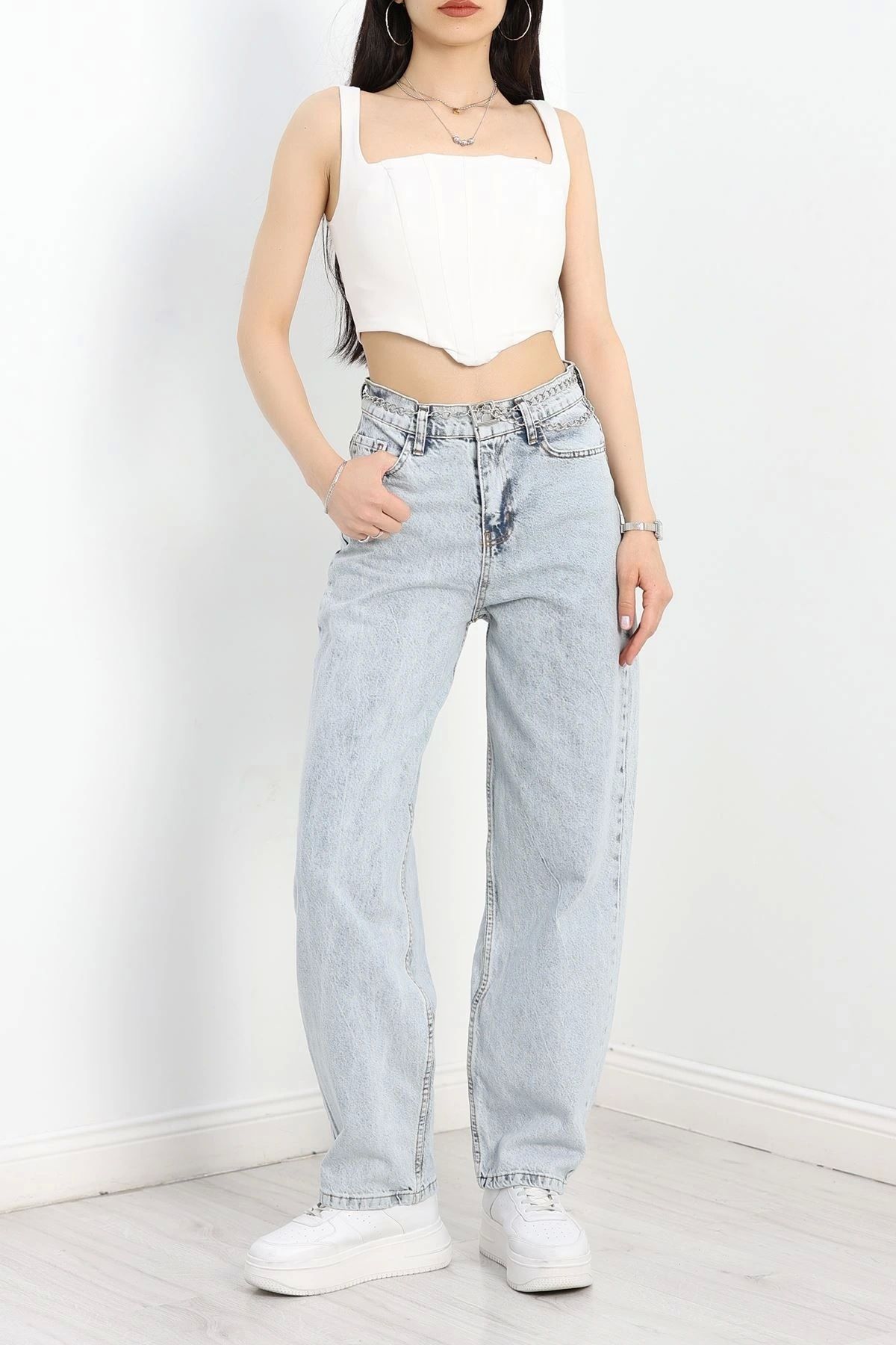 OurStyles Baggy Kot Pantolon Buzmavi8 - 20497.1778.