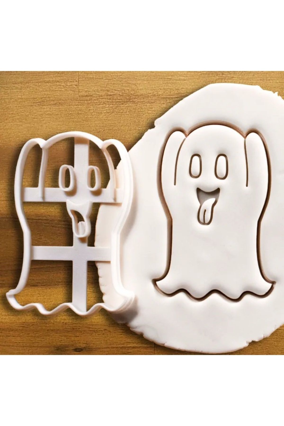 Biparca Store Sevimli Hayalet Cadılar Bayramı HalloweenKurabiye Kalıbı Ve Şeker Hamuru Kalıbı