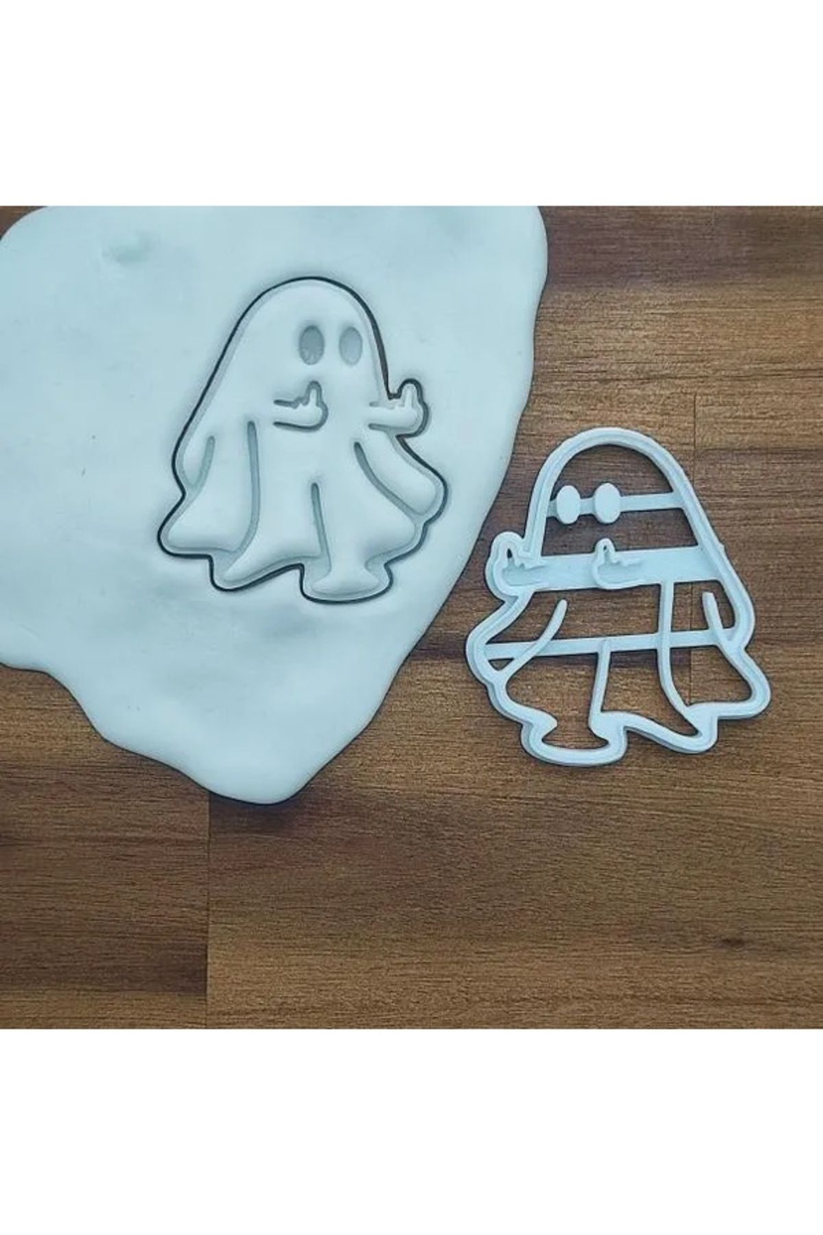 Biparca Store Sevimli Hayalet Cadılar Bayramı Halloween Kurabiye Kalıbı Ve Şeker Hamuru Kalıbı