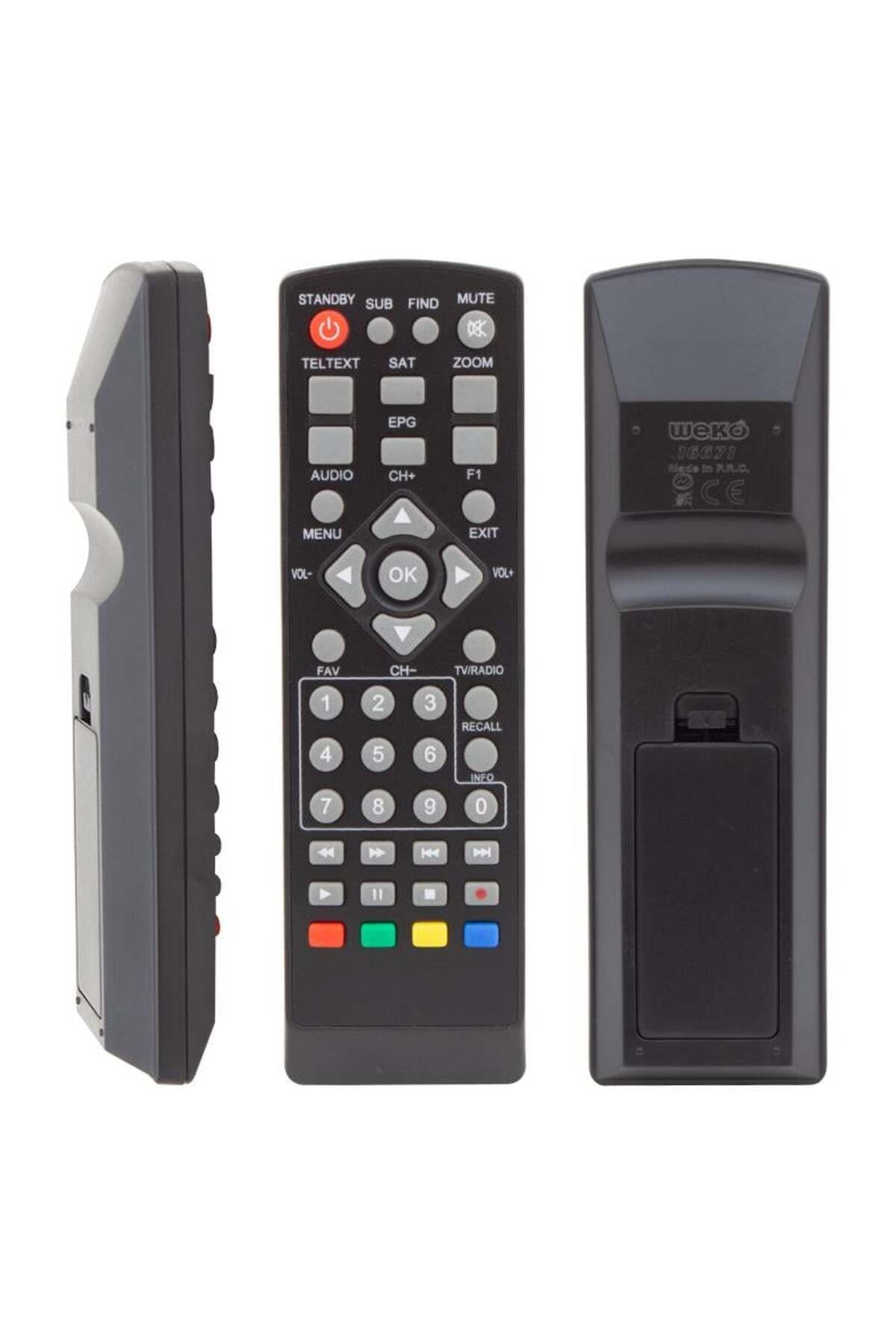 WEKO Moonstar DSR-6500 Keykubat Uydu Alıcı Kumandası