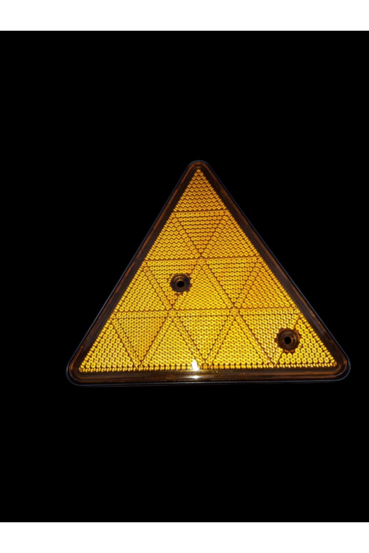 opersan SARI ÜÇGEN PLASTİK REFLEKTÖR