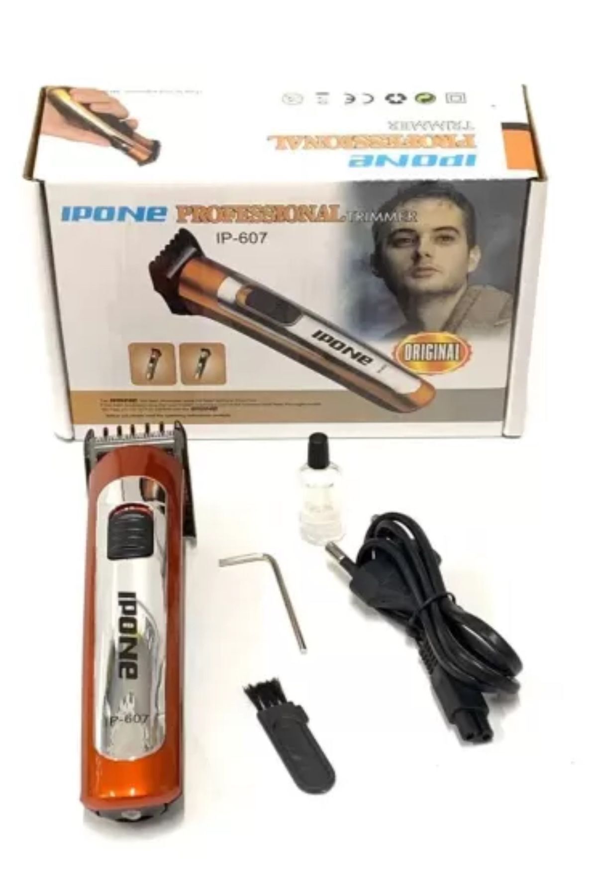 teknotrust 607 Traş Makinesi Sakal Ense Lazer Epilasyon Vucut Tüy Alma Bay Traş