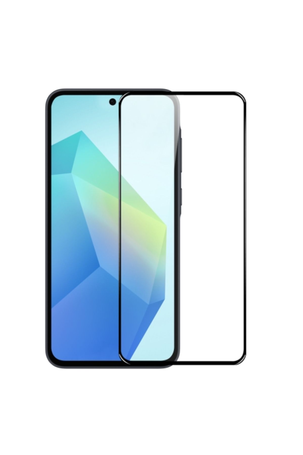 Nettech Samsung Galaxy A26 Uyumlu 5D Glas Full Cam Koruyucu - Siyah