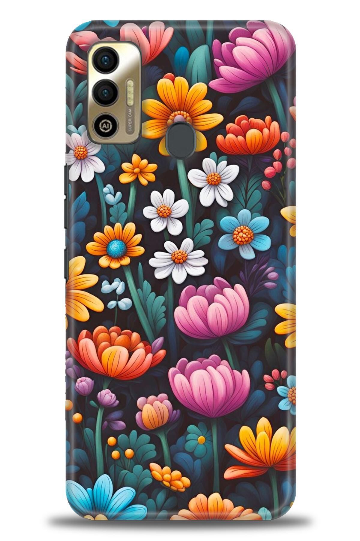 TECNO Spark 7 / 7T İle Uyumlu HD Baskılı Kılıf - Karışık Seri - 533