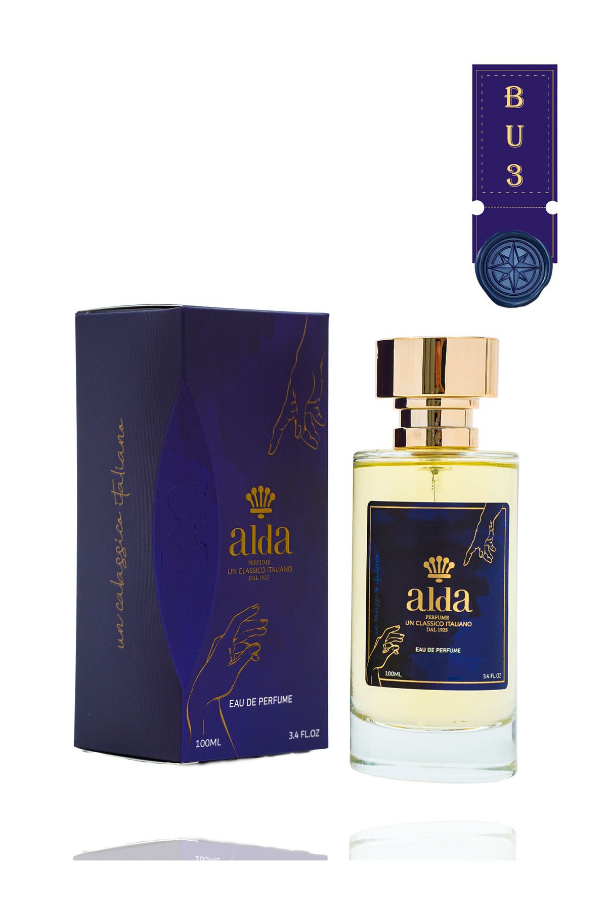 Alda Perfume BU3 Odunsu Edp Erkek Parfüm 110 ml
