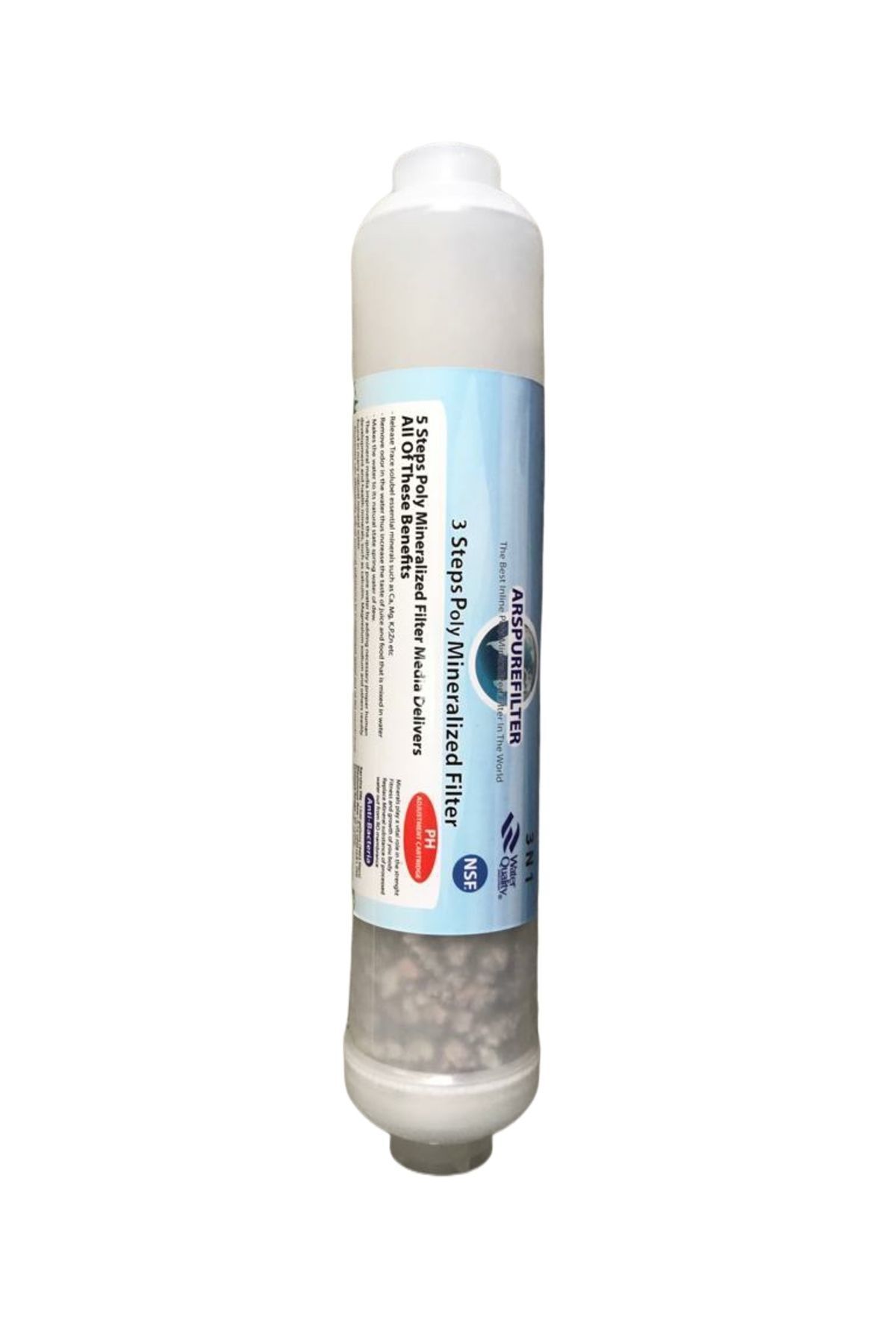 REVERSOSMOZARISU Su Arıtma Cihazı Mineral Filtre 3 Aşamalı 2" Poly Mineral
