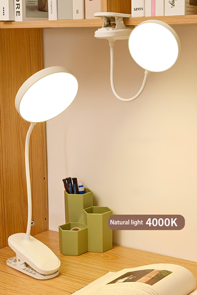 Ecuy Şarjlı USB’li Dokunmatik 3 Modlu Klipsli Mandallı LED Okuma Lambası 360°...