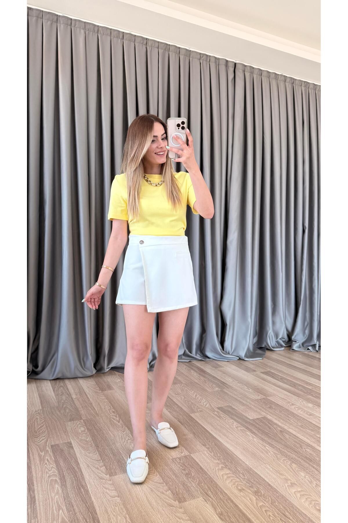 pelin yıldız butik Lizbon Şort Etek