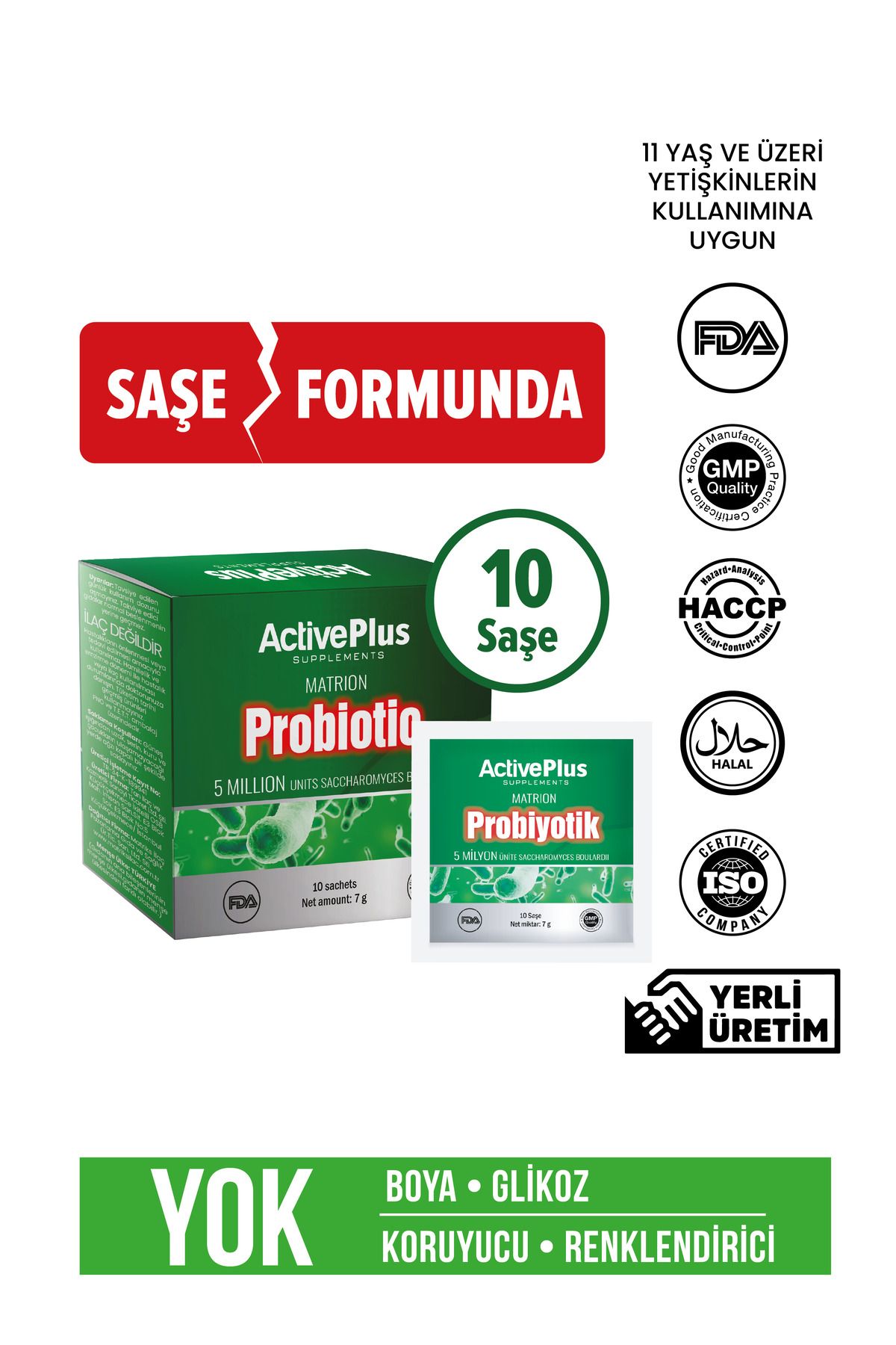 Active Plus ActivePlus Matrion Probiyotik 10 Saşe