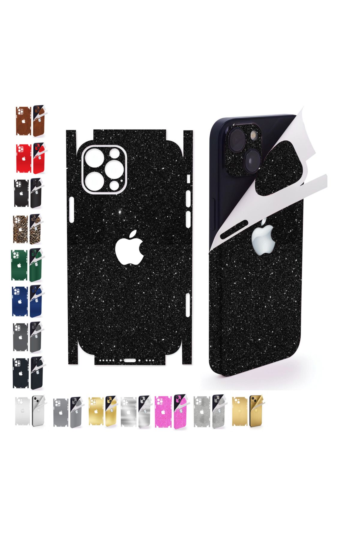 Bowie Vivo Y300 için 360 full arka ve yan kaplama koruma sticker 14 FARKLI RENK