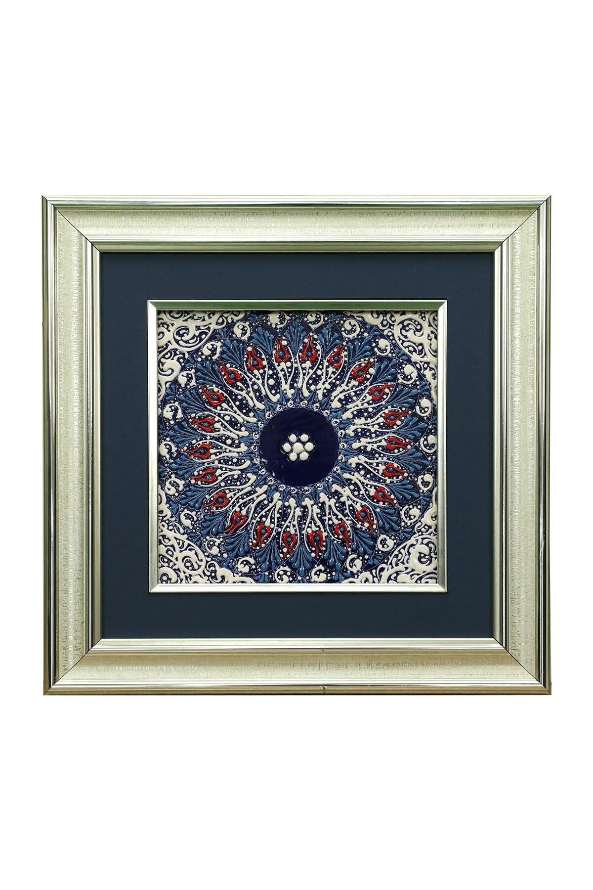 e38 EL İŞÇİLİĞİ ÇİNİ TABLO 34*34 CM - 6282
