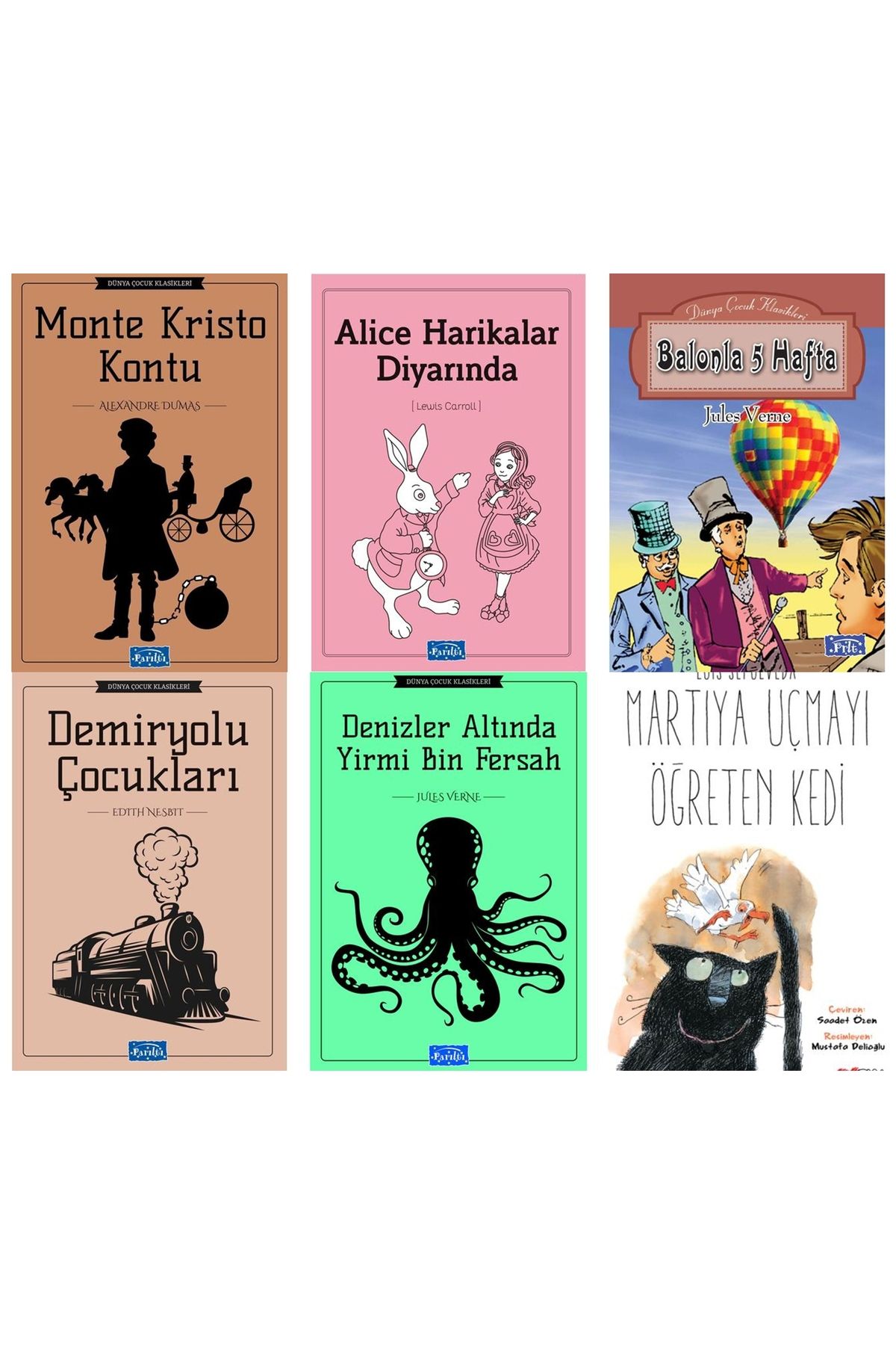 Parıltı Yayınları Martıya Uçmayı Öğreten Kedi HİKAYYE OKUMA SETİ PARILTI