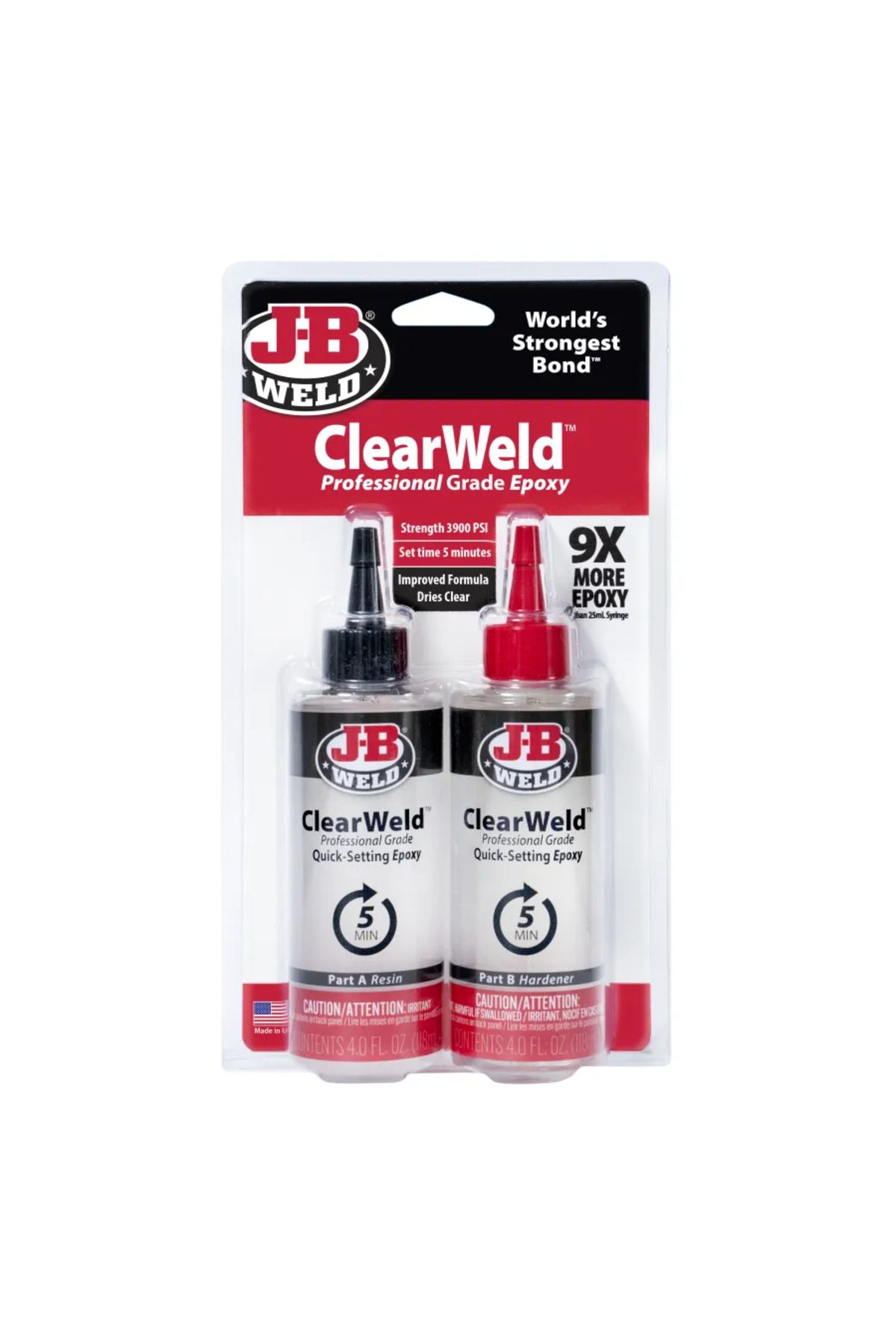 JB Weld JB ClearWeld Pro Size (Şeffaf) 200g Çoğu Yüzeyde Etkili Kalıcı Etkili Epoksi Yapıştırıcı